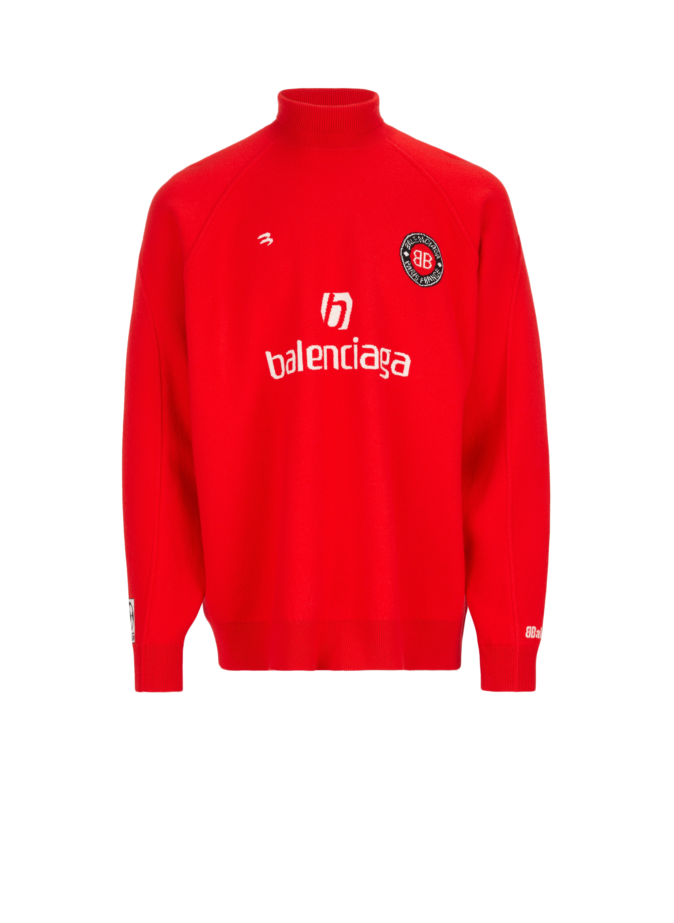 Pull à col roulé Soccer en laine et cachemire