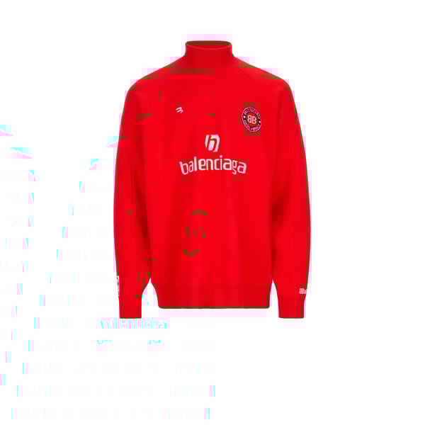 Pull à col roulé Soccer en laine et cachemire