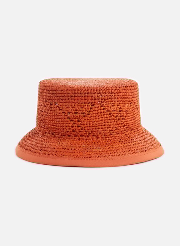 Orencia raffia hat Orange by SAISON 1865 SAISON 1865 Orencia raffia hat Orange