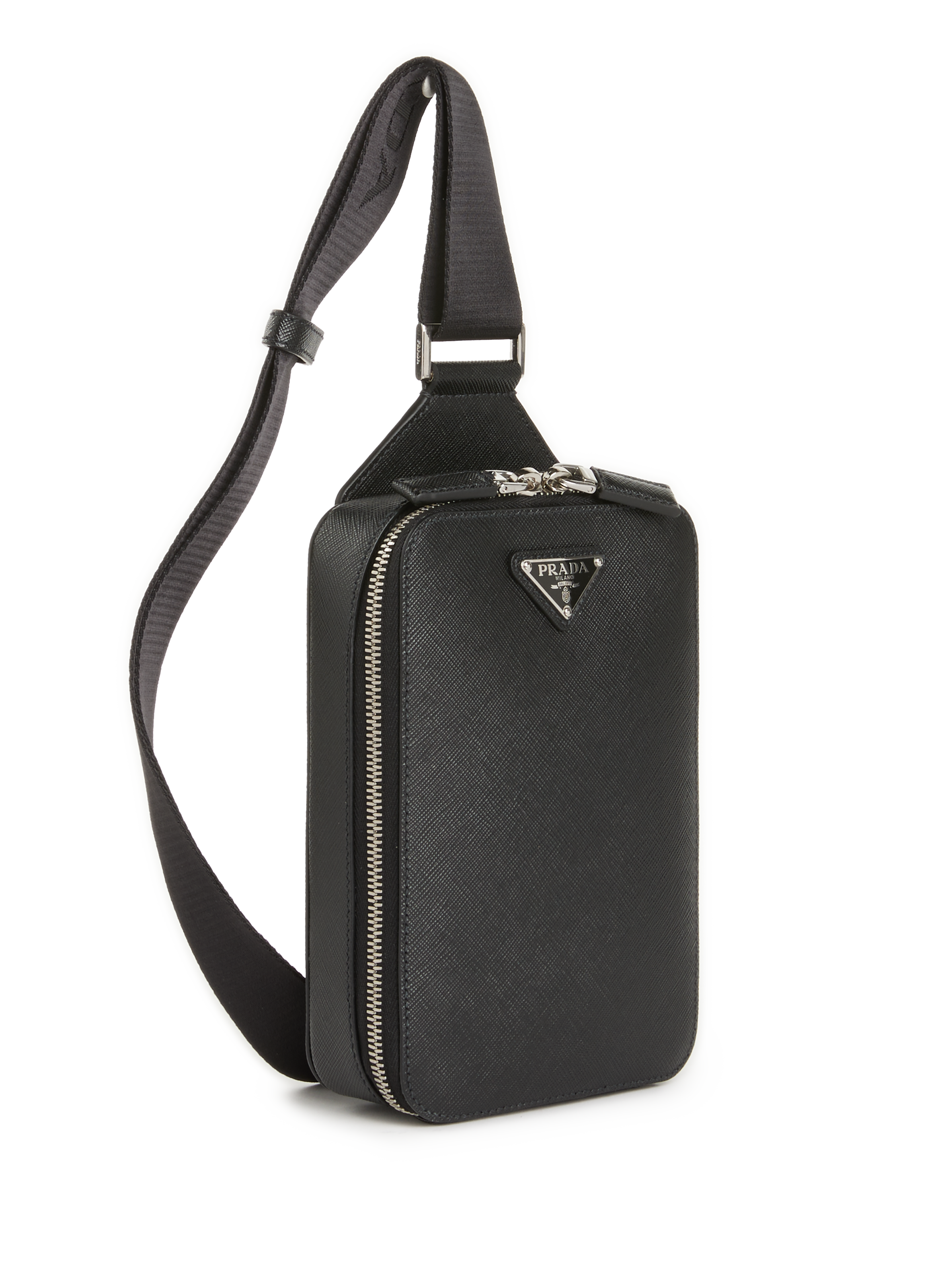 Sac à bandoulière en cuir Saffiano