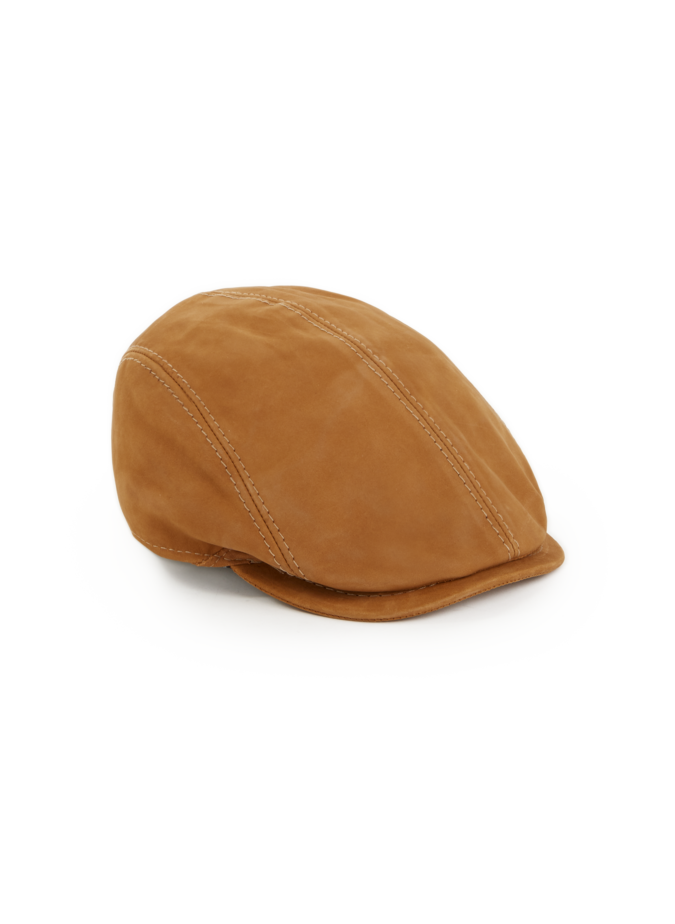 Leather beret SAISON 1865 Beige