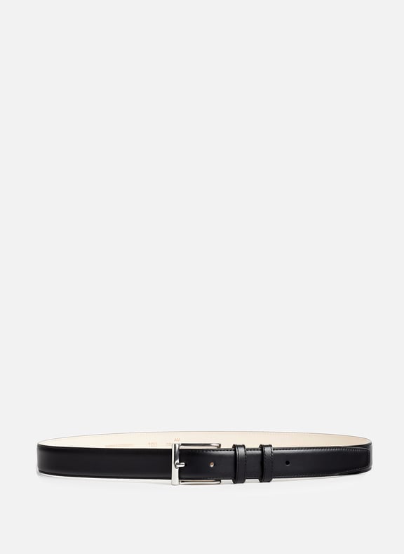 Kat calfskin leather belt Black by AU PRINTEMPS PARIS AU PRINTEMPS PARIS Kat calfskin leather belt Black
