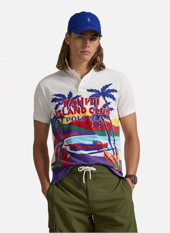 Logo Print Cotton T-Shirt Multicolour by POLO RALPH LAUREN POLO RALPH LAUREN Logo Print Cotton T-Shirt Multicolour