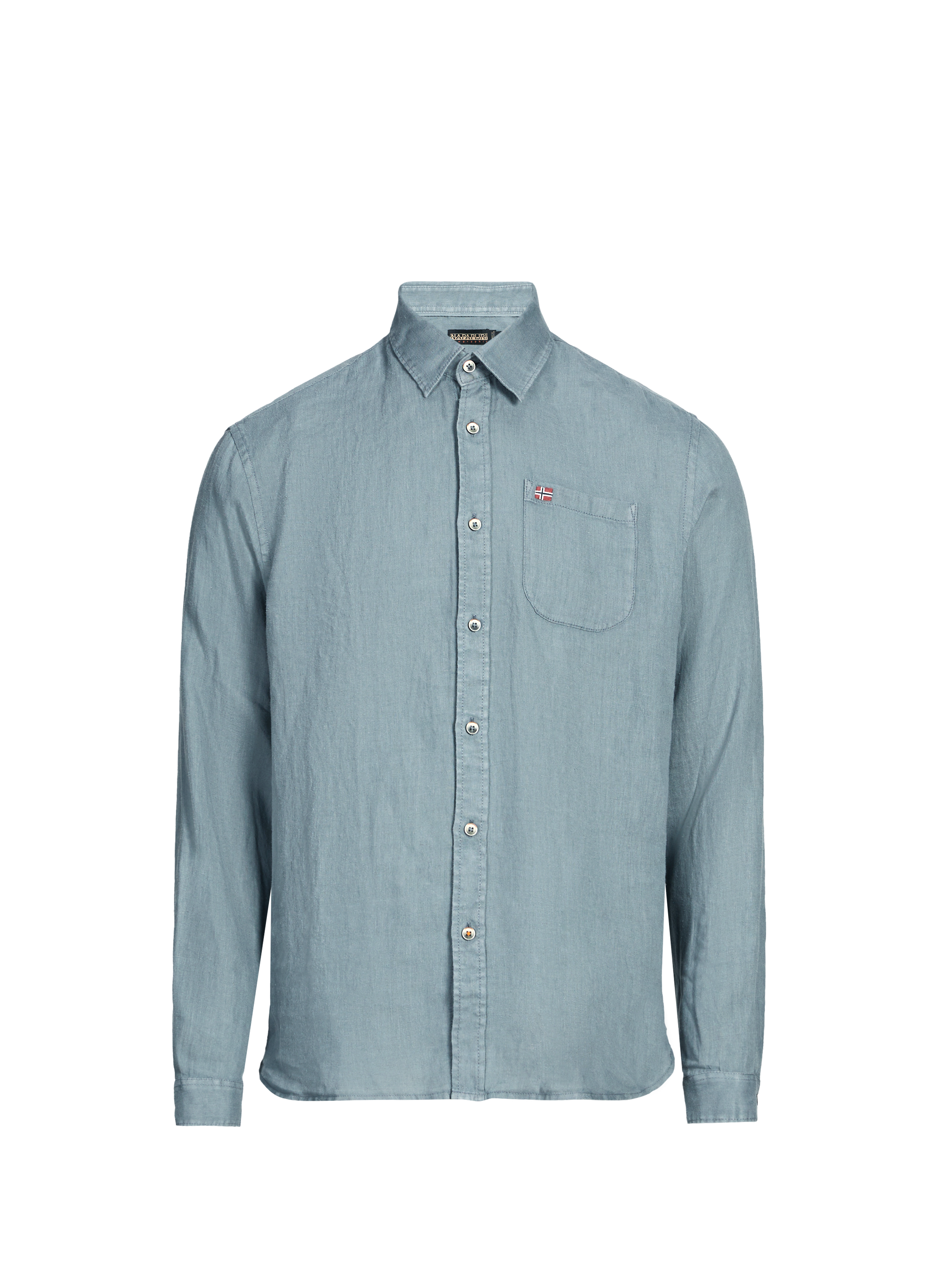  Cotton shirt NAPAPIJRI Grey