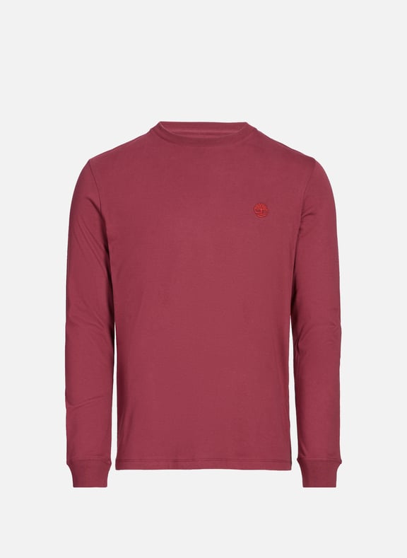 T-shirt manches longues en coton Rouge by TIMBERLAND TIMBERLAND T-shirt manches longues en coton Rouge