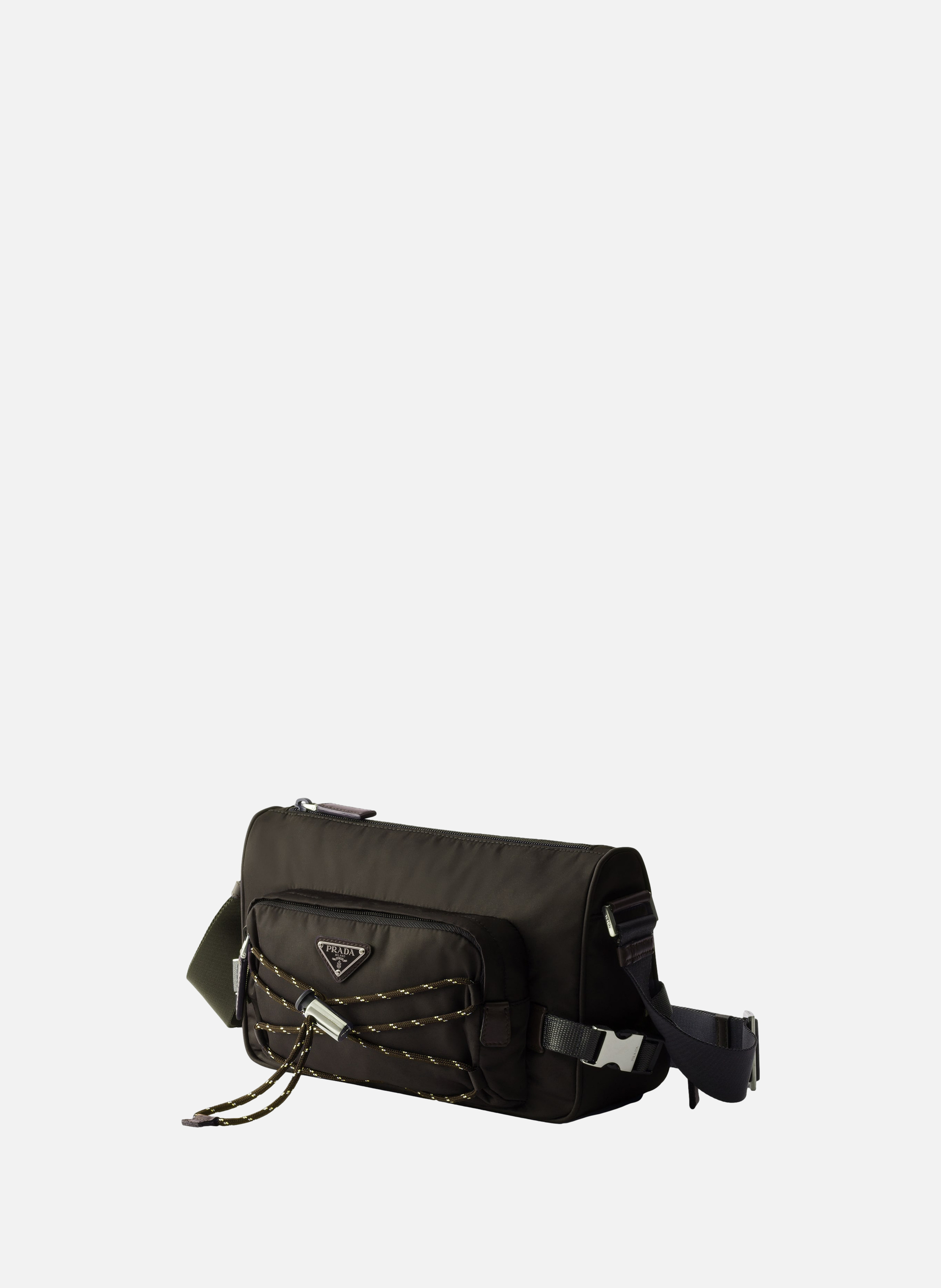 Sac porté épaule prada speedrock en re-nylon et cu PRADA Vert