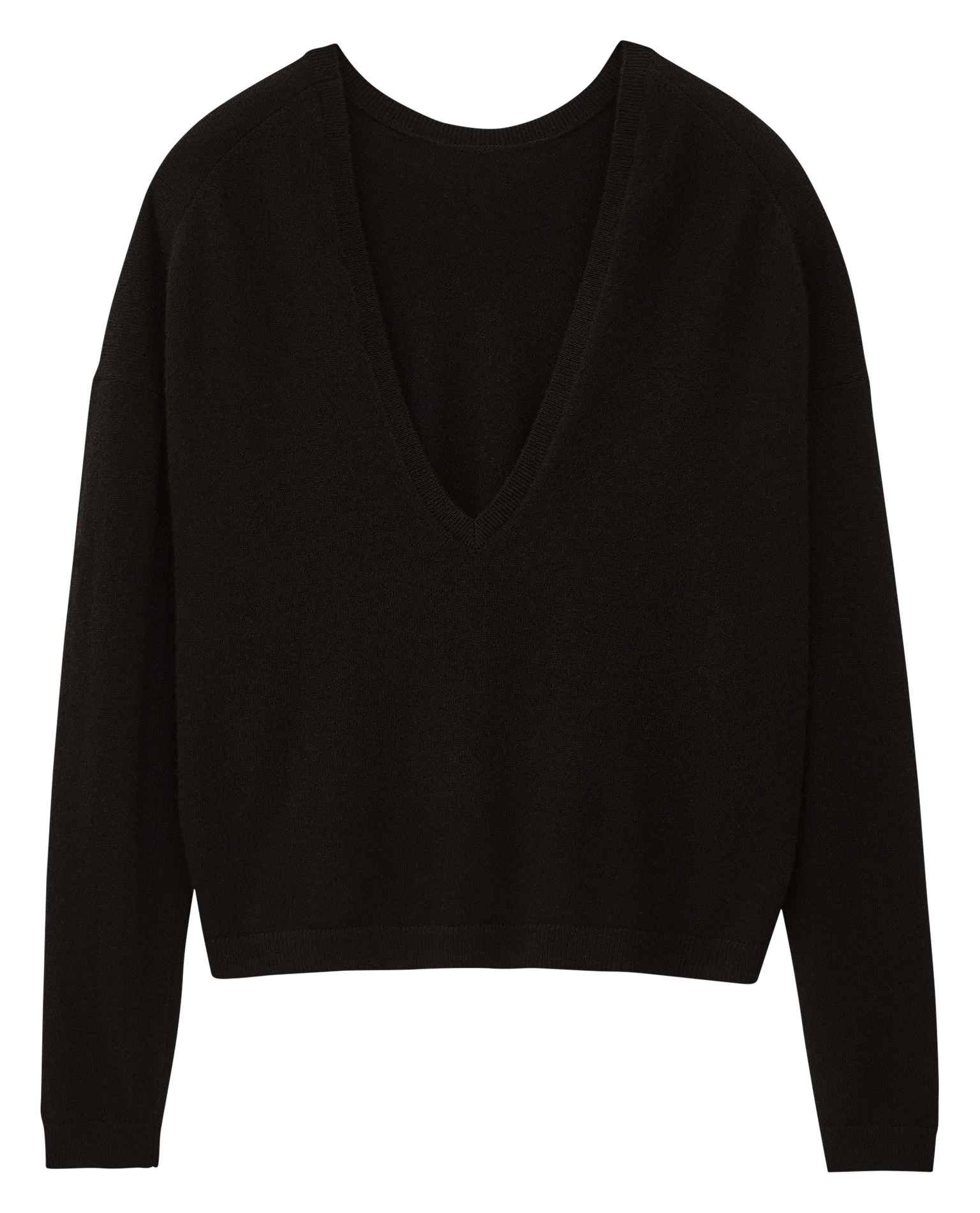 Pull col v en cachemire celsy BA&SH Noir