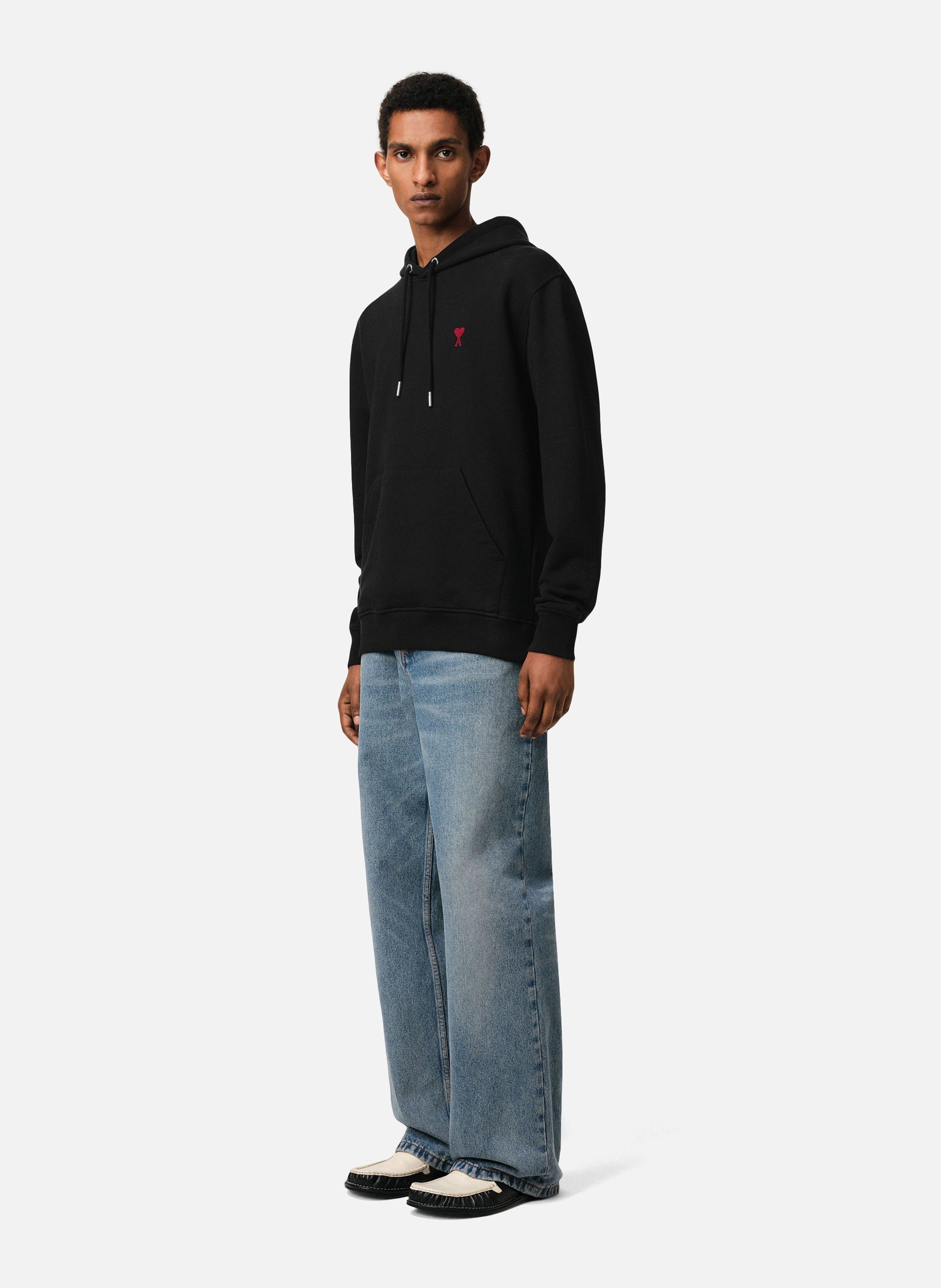 Hoodie Ami de Coeur Rouge unisexe AMI PARIS Noir