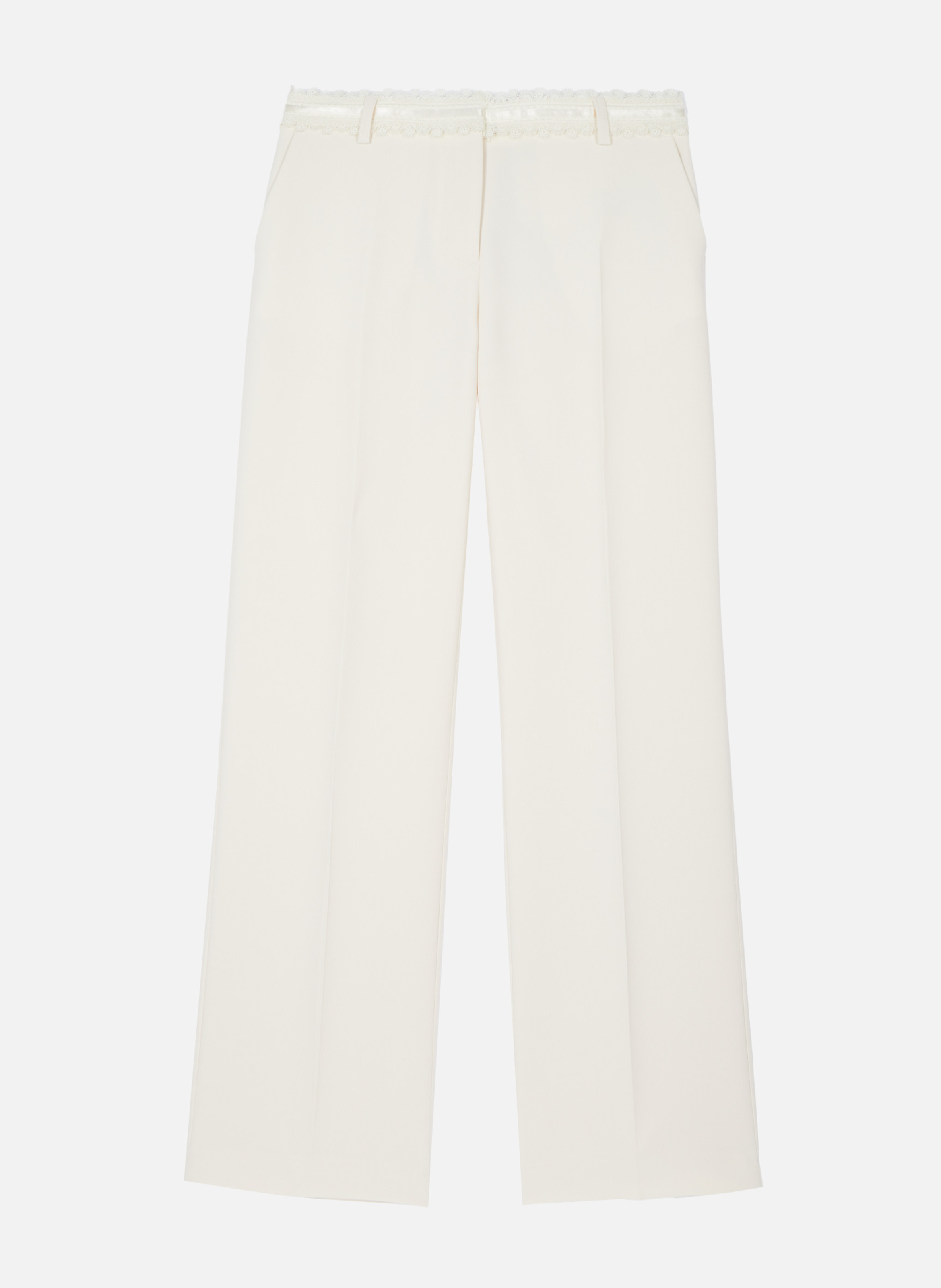 Pantalon tailleur large THE KOOPLES Blanc