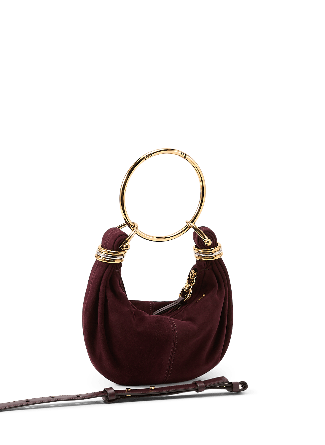 Mini handbag Goat leather wrist strap CHLOÉ Red