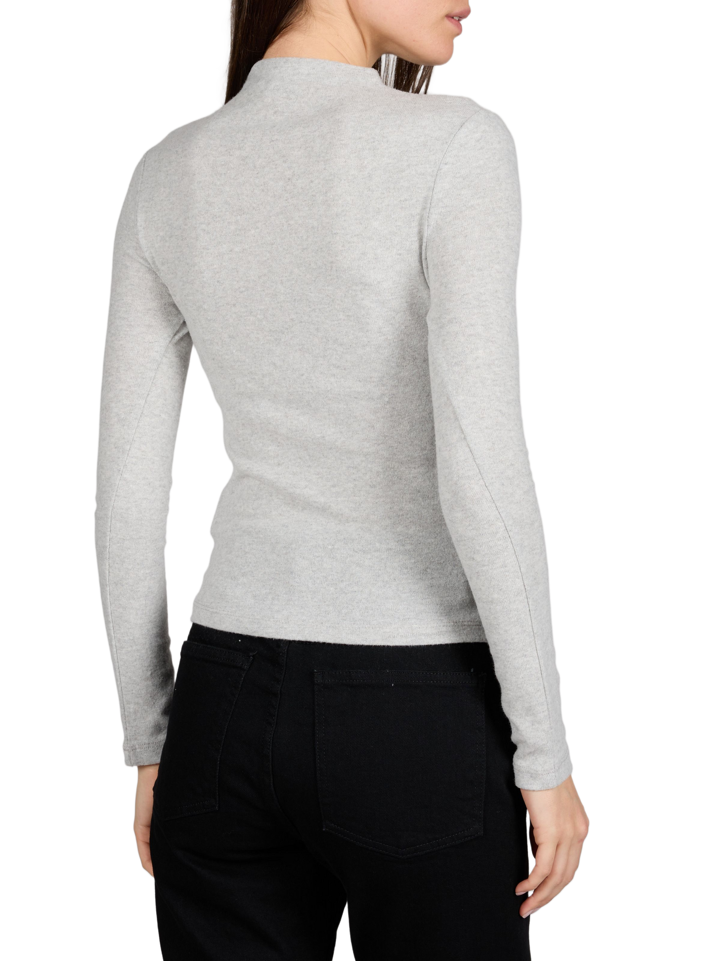 Cardigan en coton mélangé TOPSHOP Gris