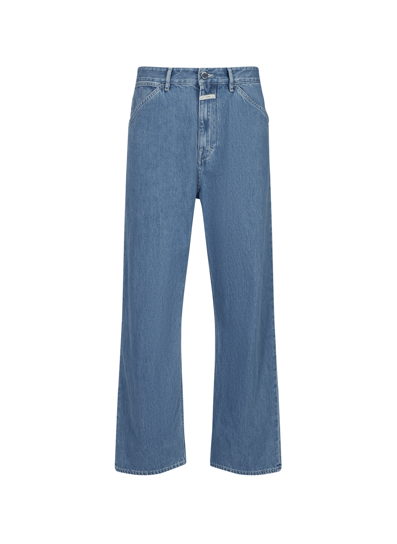 Straight cotton jeans CLOSED Blue