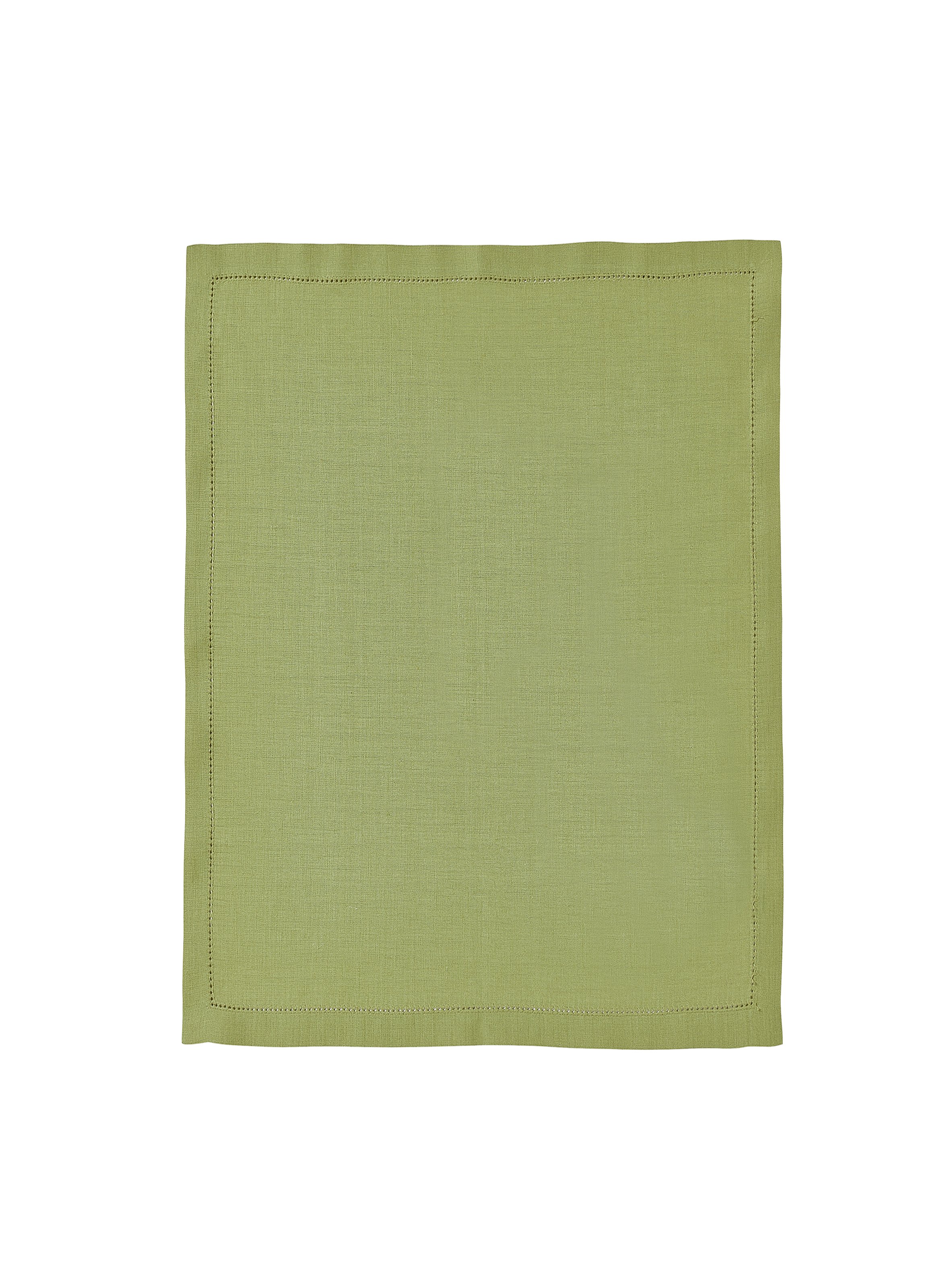 Serviette de table unie en lin, florence ALEXANDRE TURPAULT Vert