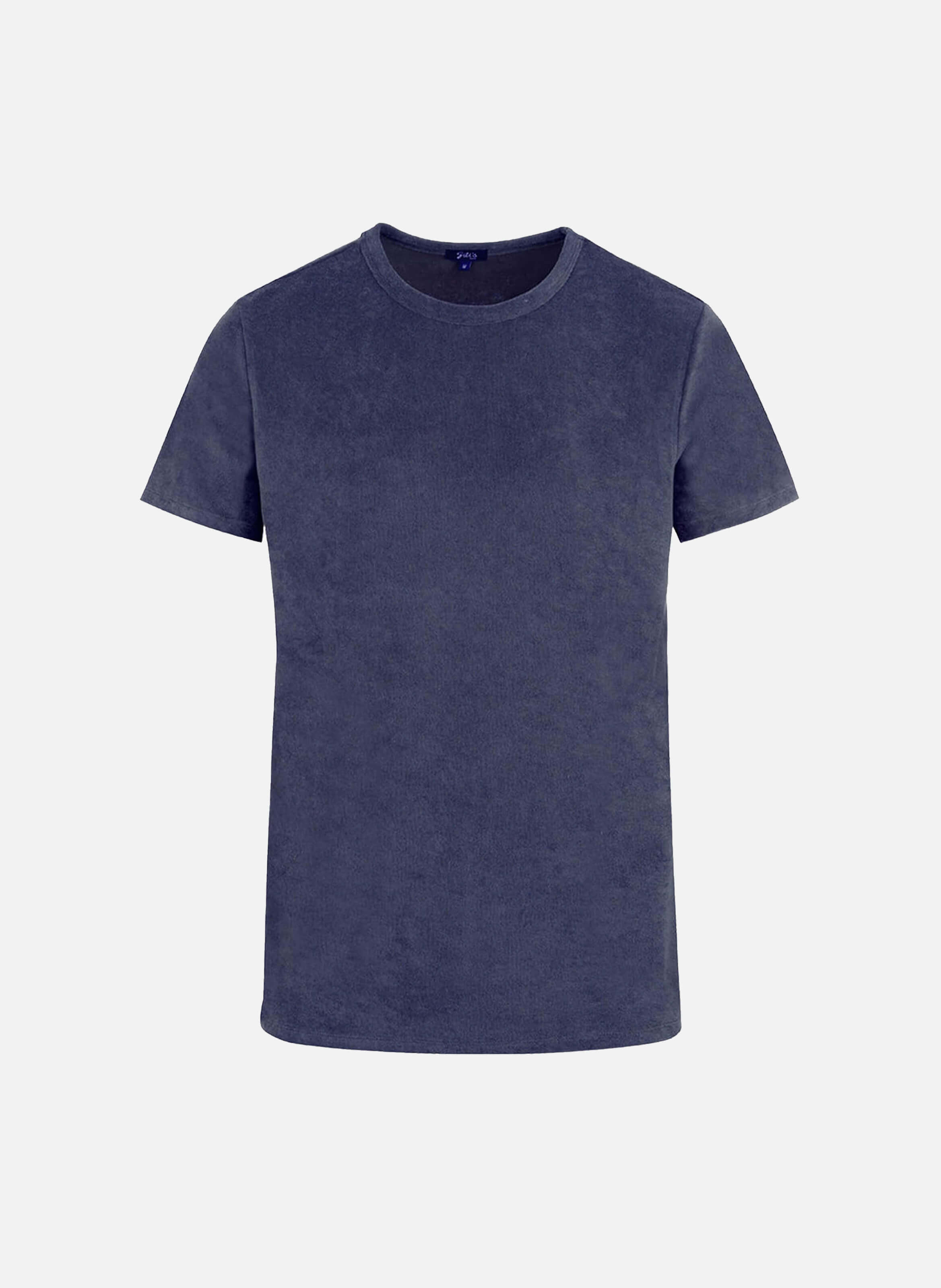 T-shirt bleu nuit en éponge GILI'S Bleu