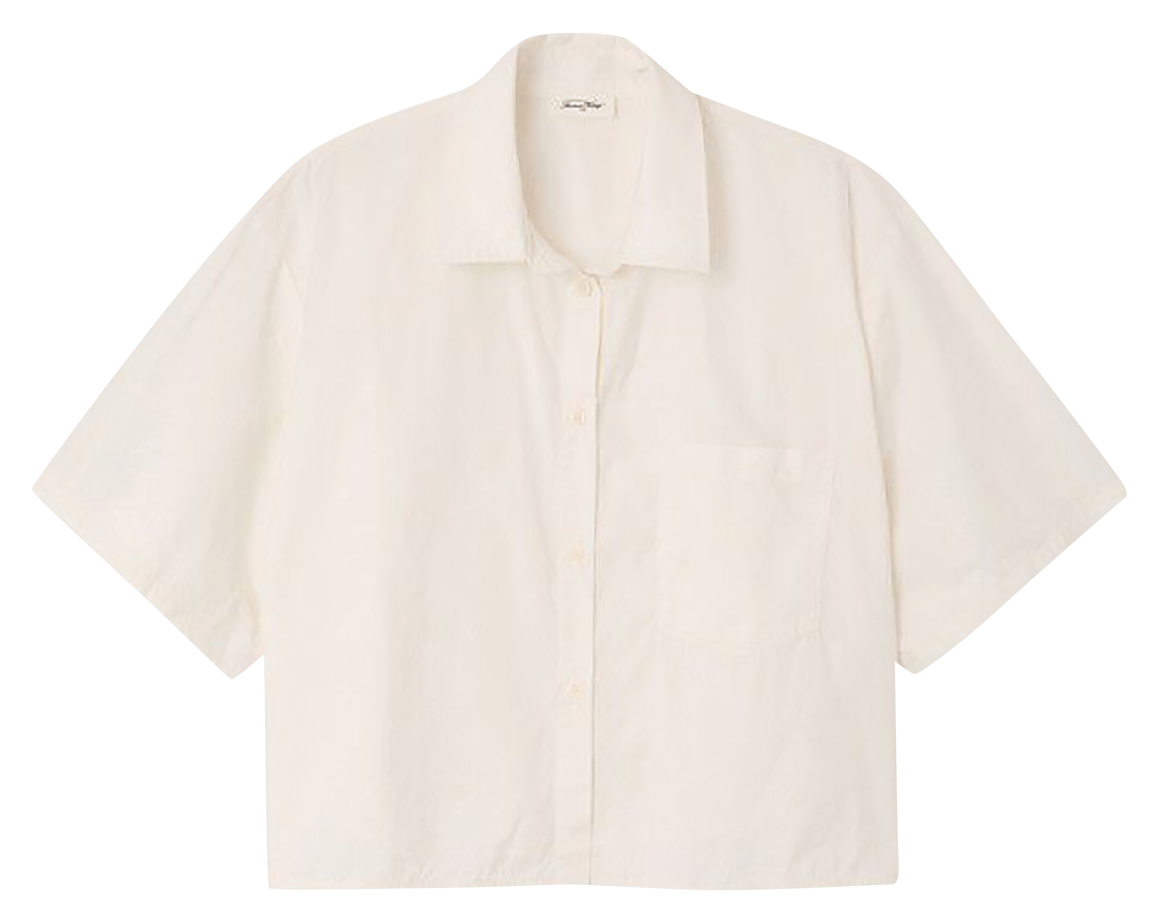 Chemise ample en coton bio bailow AMERICAN VINTAGE Blanc