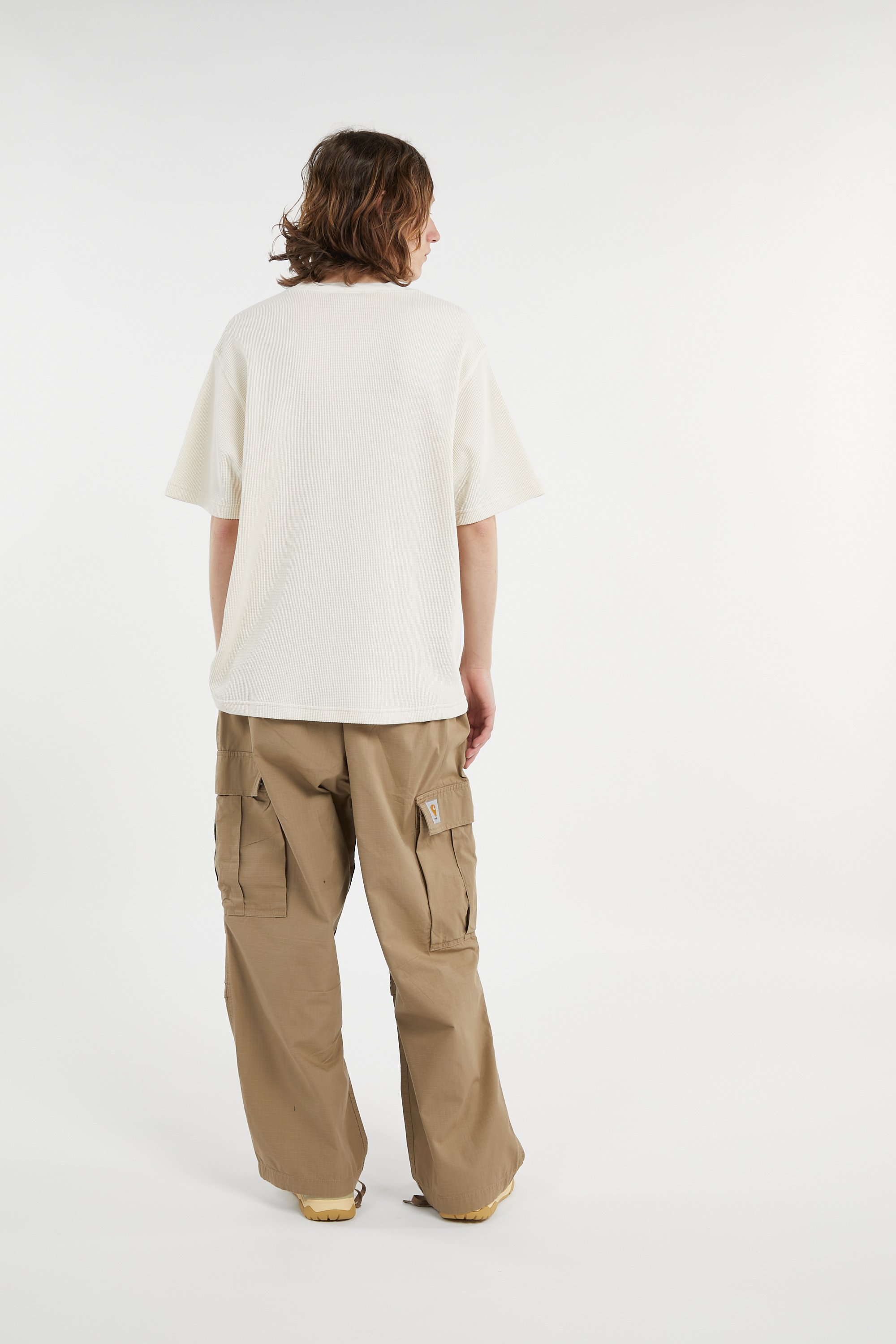 T-shirt s/s nelson waffle t-shirt CARHARTT WIP Beige