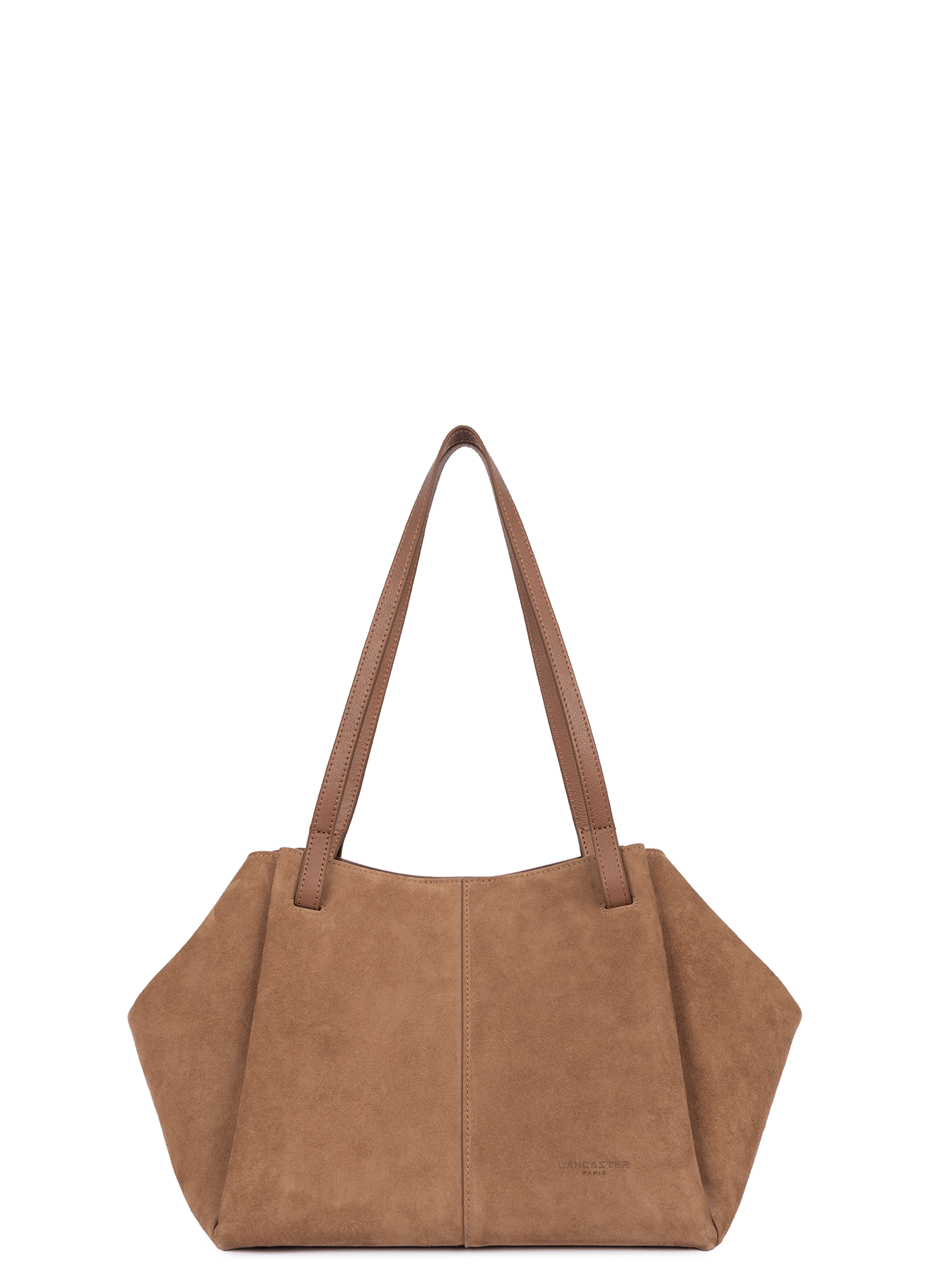 Sac cabas épaule - suède LANCASTER Marron