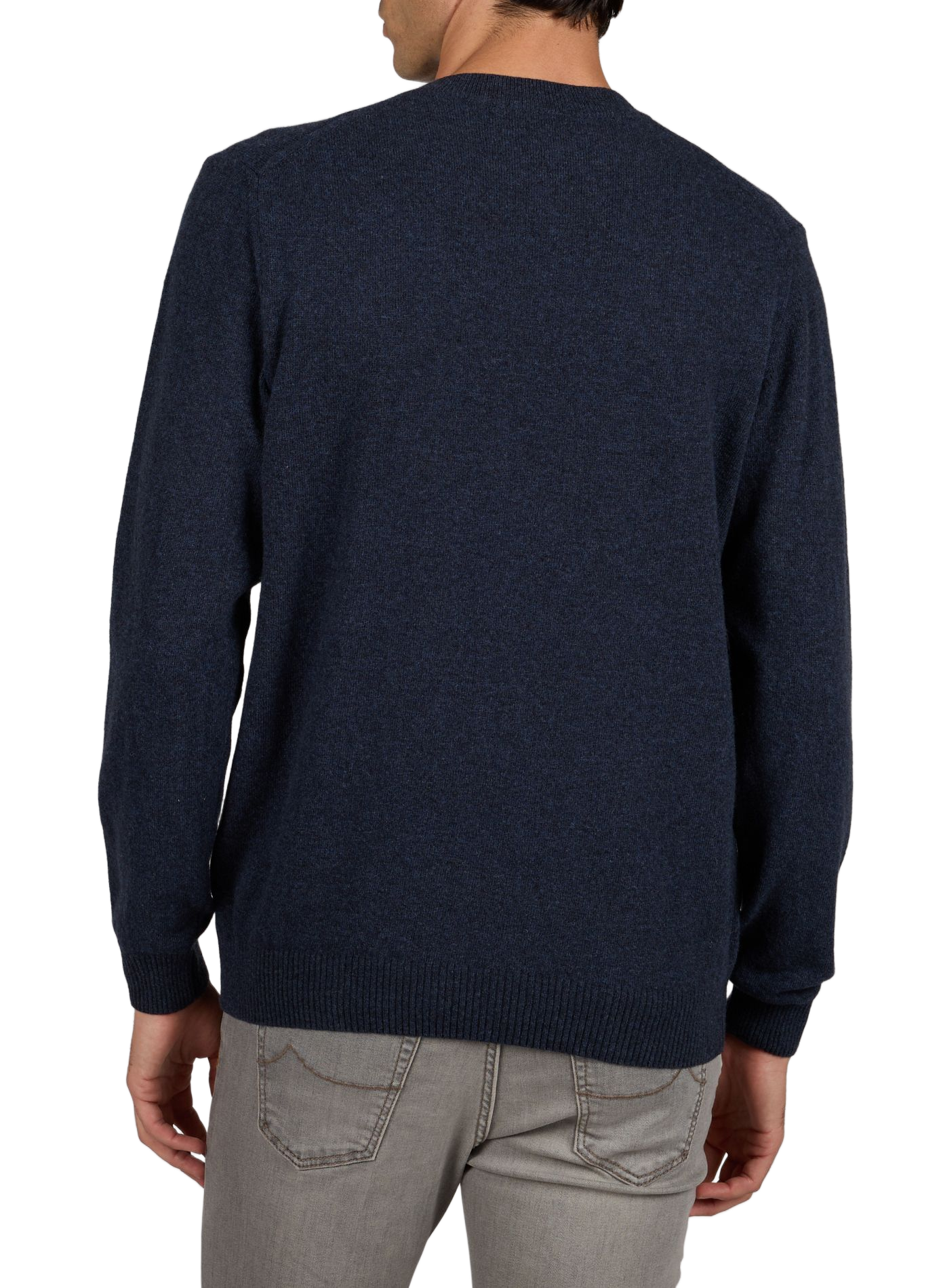 Rundhalsausschnitt-Pullover GUSTAVO aus Wolle LAFAURIE Blau