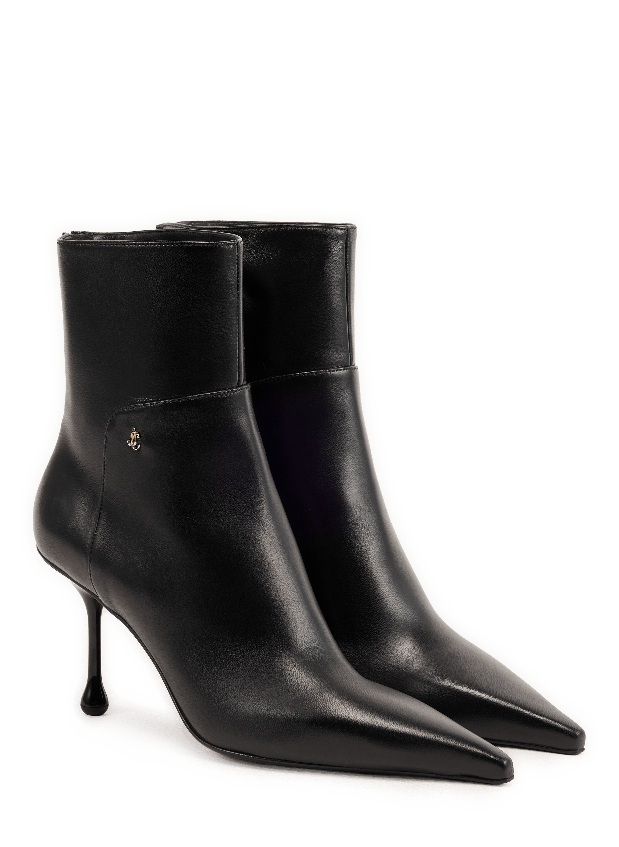 Cycas AB 80 sheep leather heeled ankle boots JIMMY CHOO Black