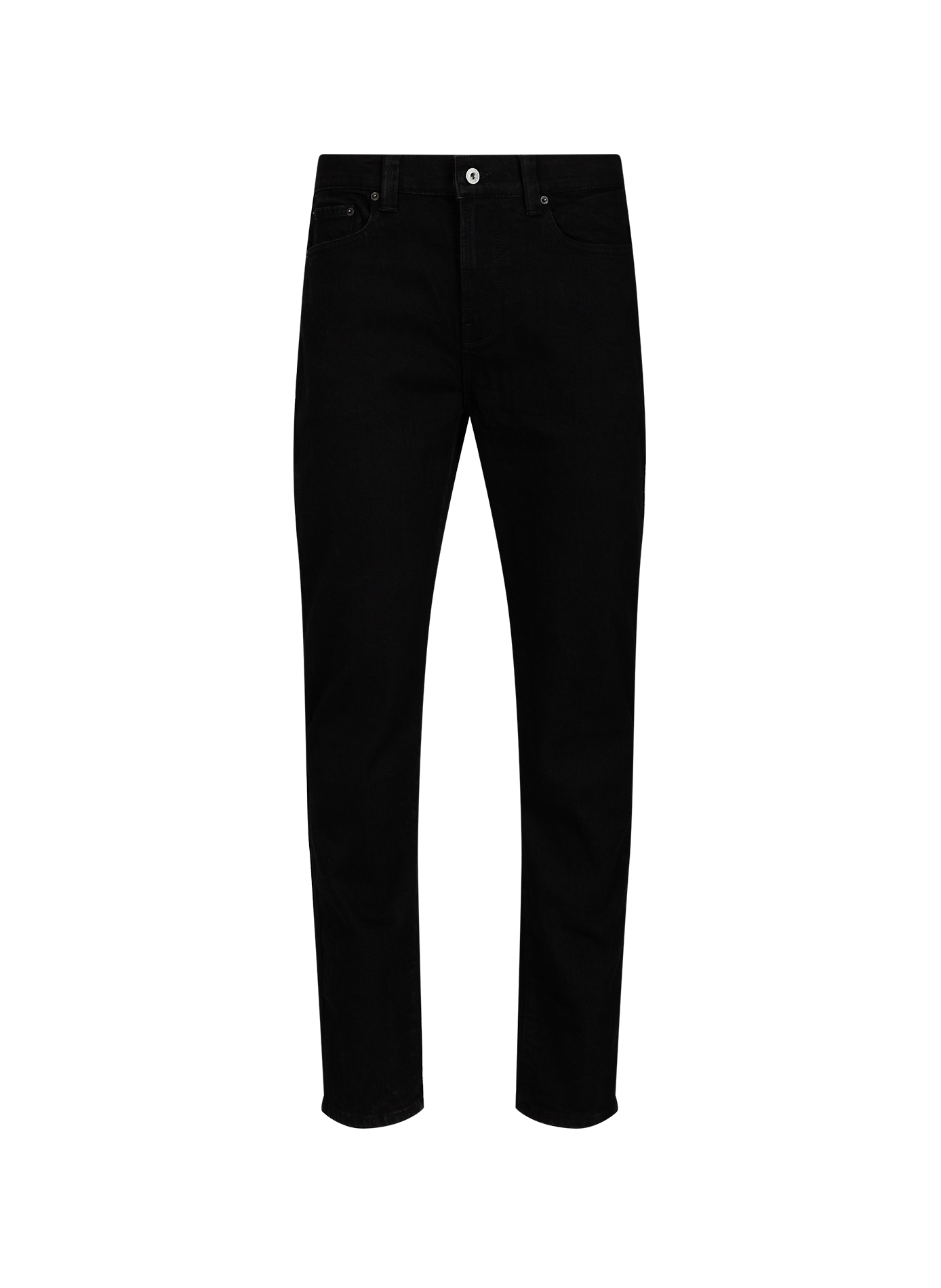Straight-cut cotton jeans SCHOTT Black