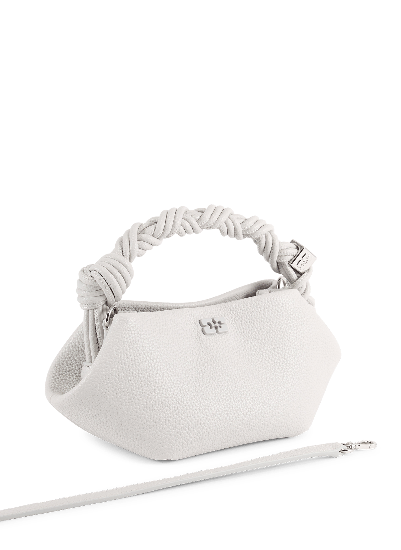 Mini Bou grainy effect bag GANNI Grey
