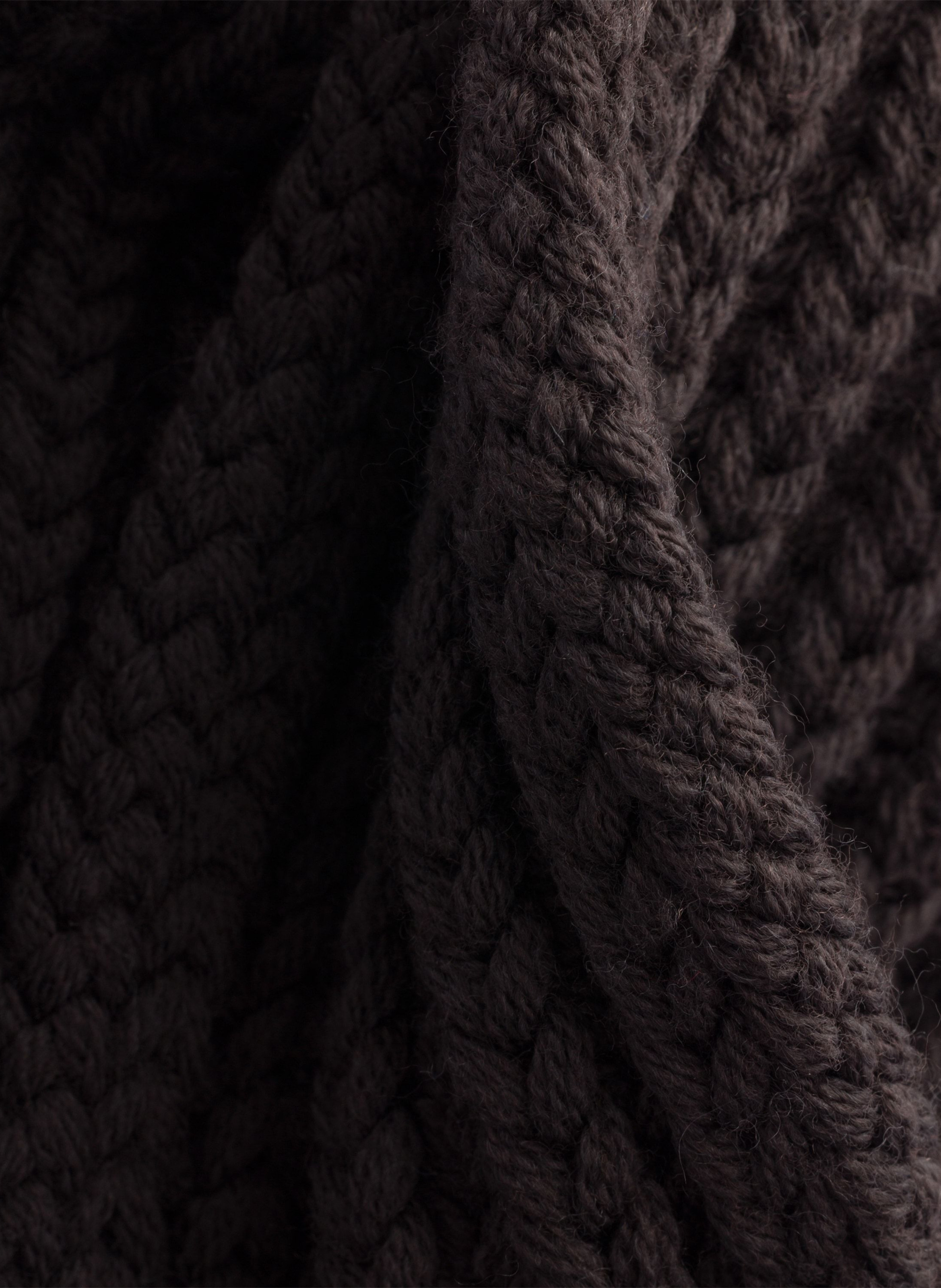 Écharpe en laine PRADA Marron