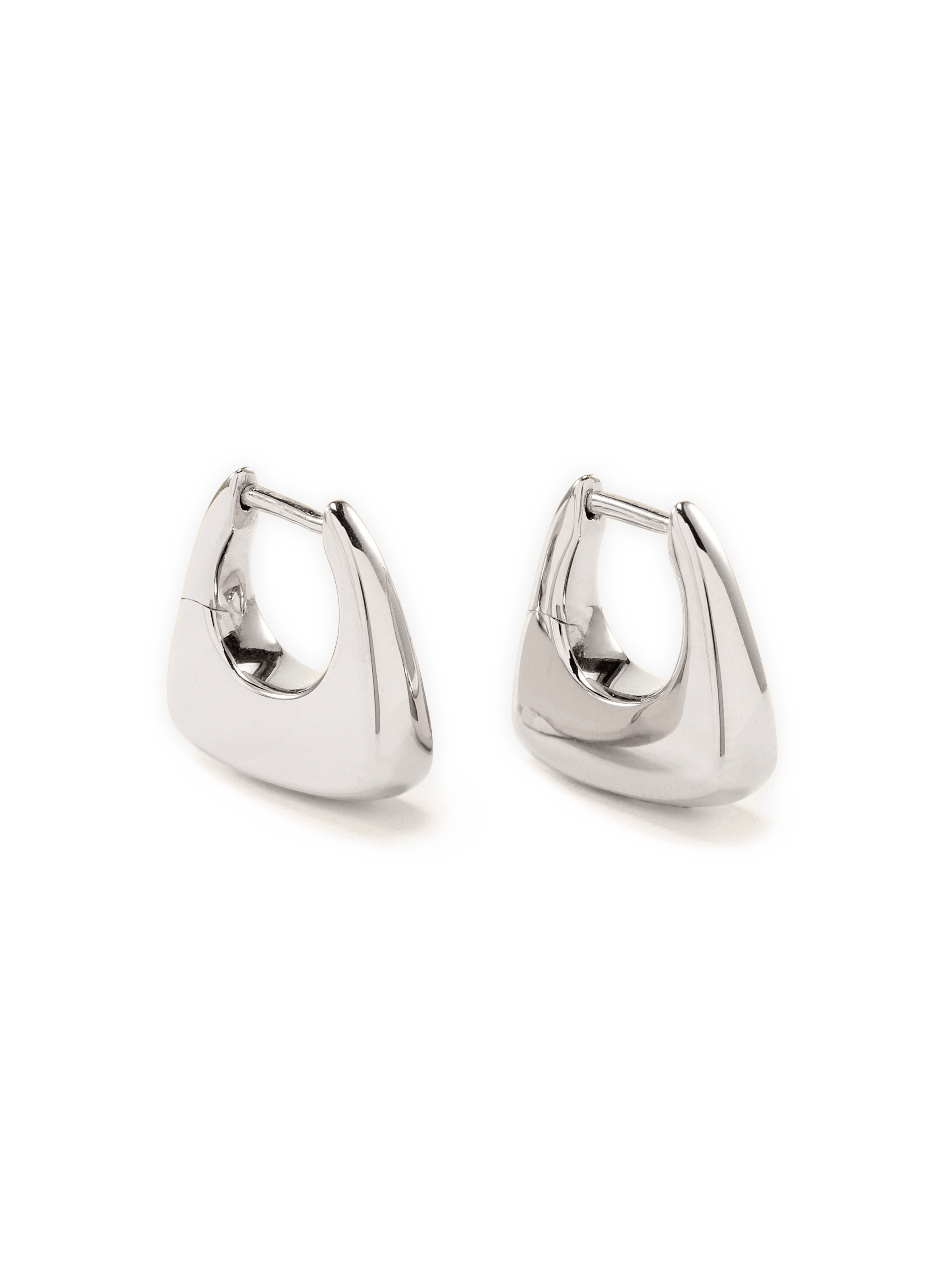 Boucles d'oreilles Tote Huggie en argent MARIA BLACK Argent