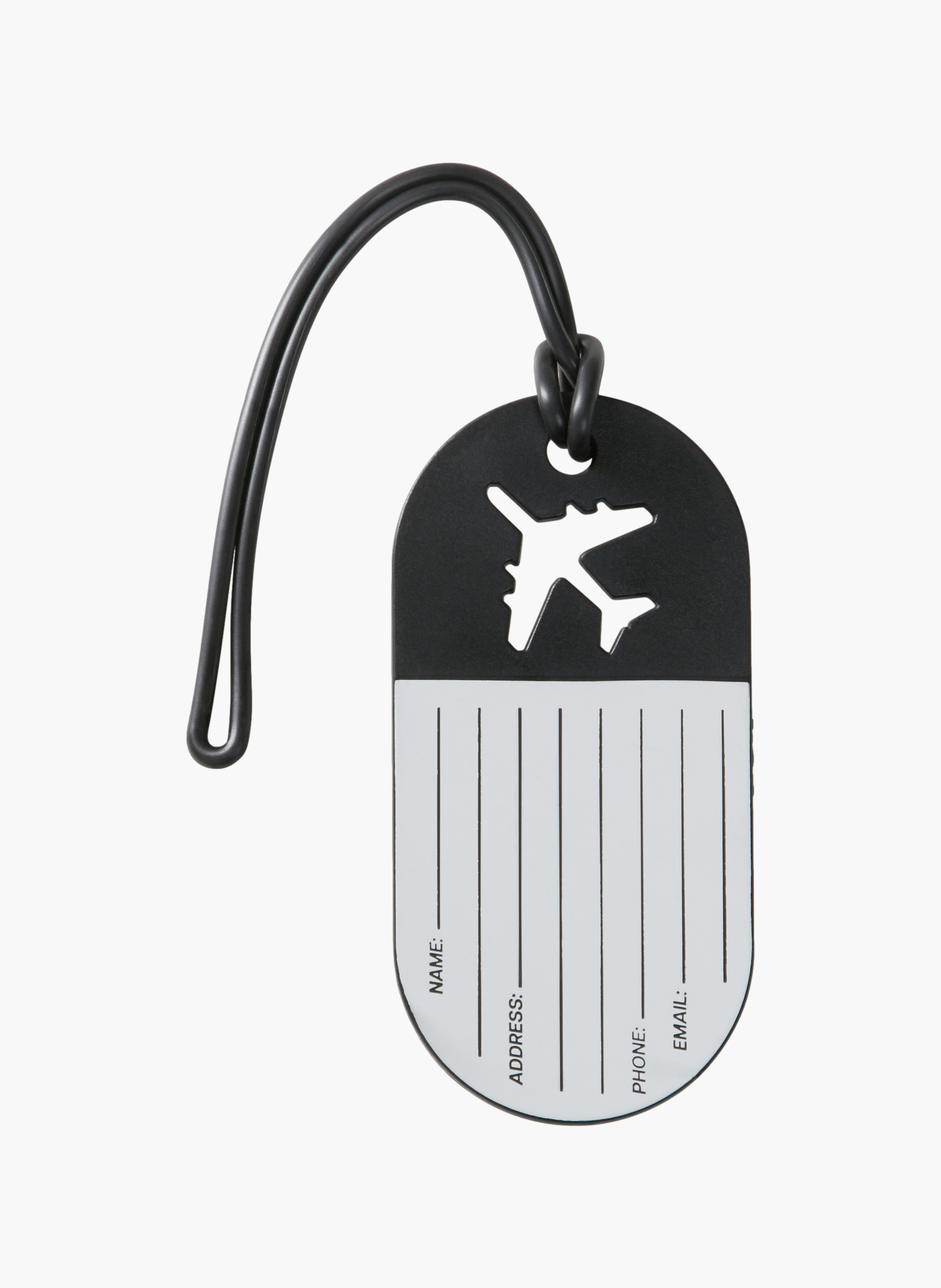 Étiquette à bagages taille s AMERICAN TOURISTER Noir