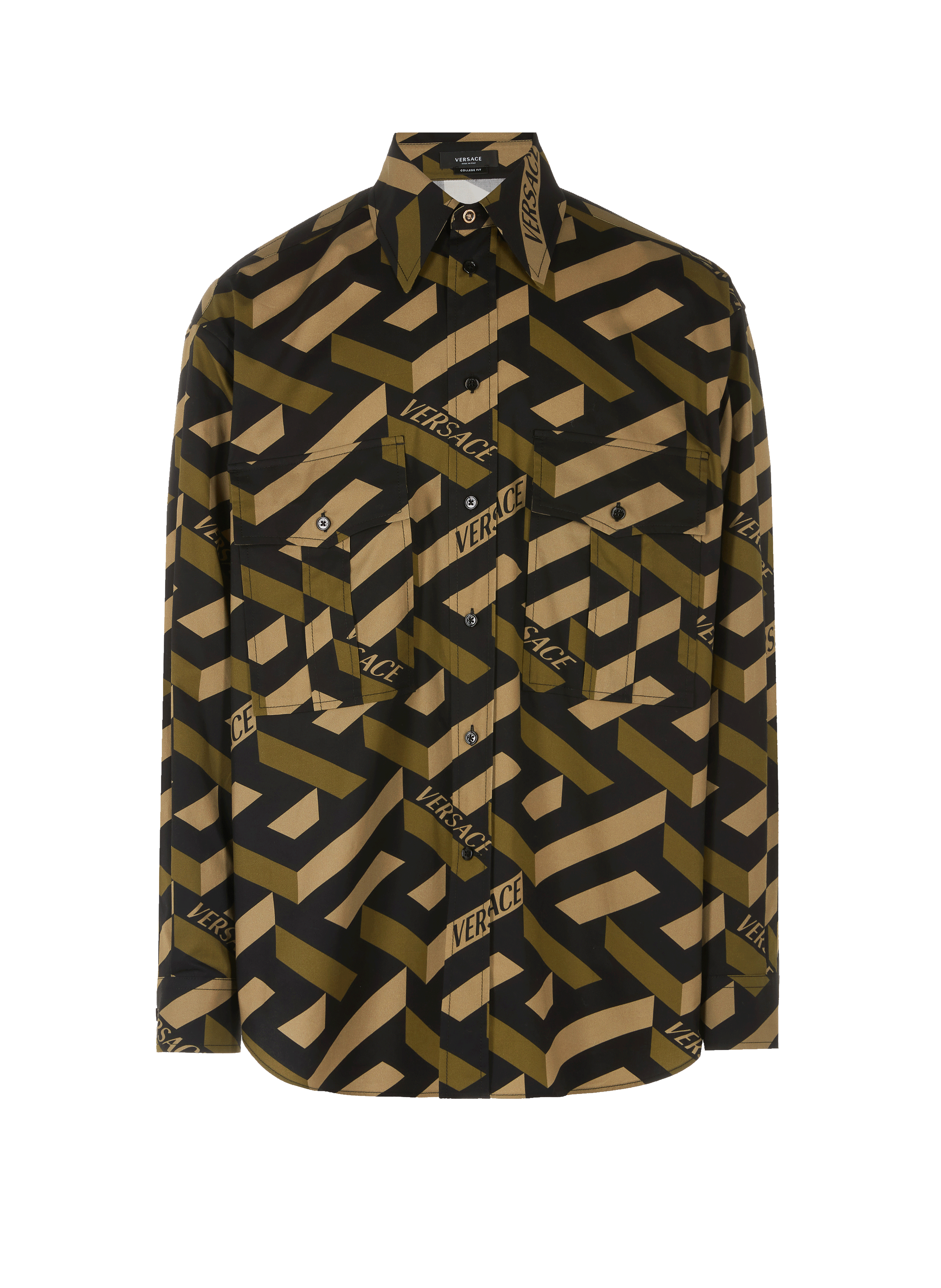 Chemise La Greca Signature en coton