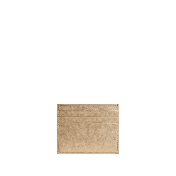 Porte-cartes en cuir Saffiano