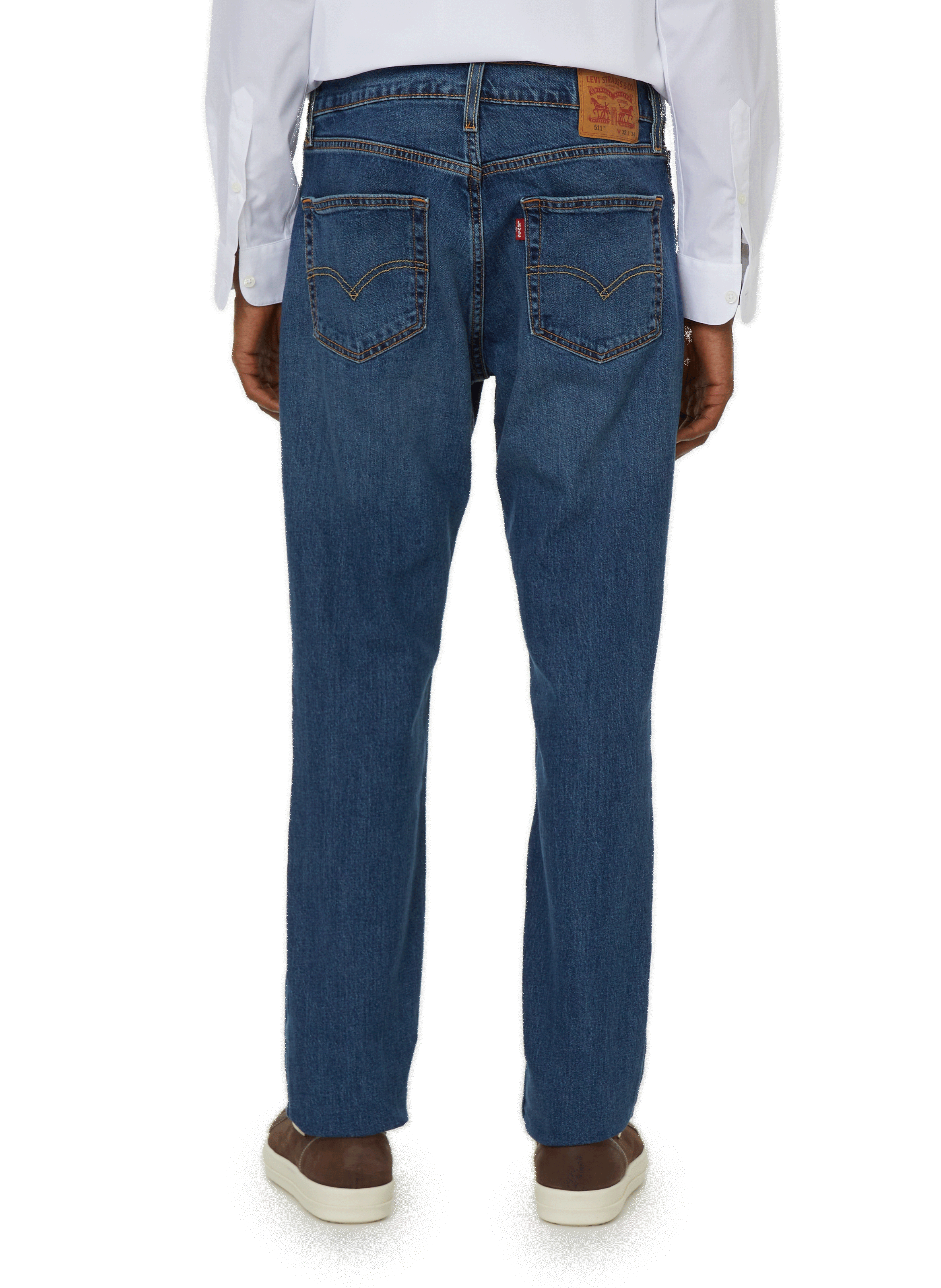 511 Slim cotton jeans LEVI'S Grey