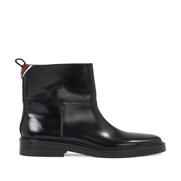 TOMMY HILFIGER LEATHER ANKLE BOOTS