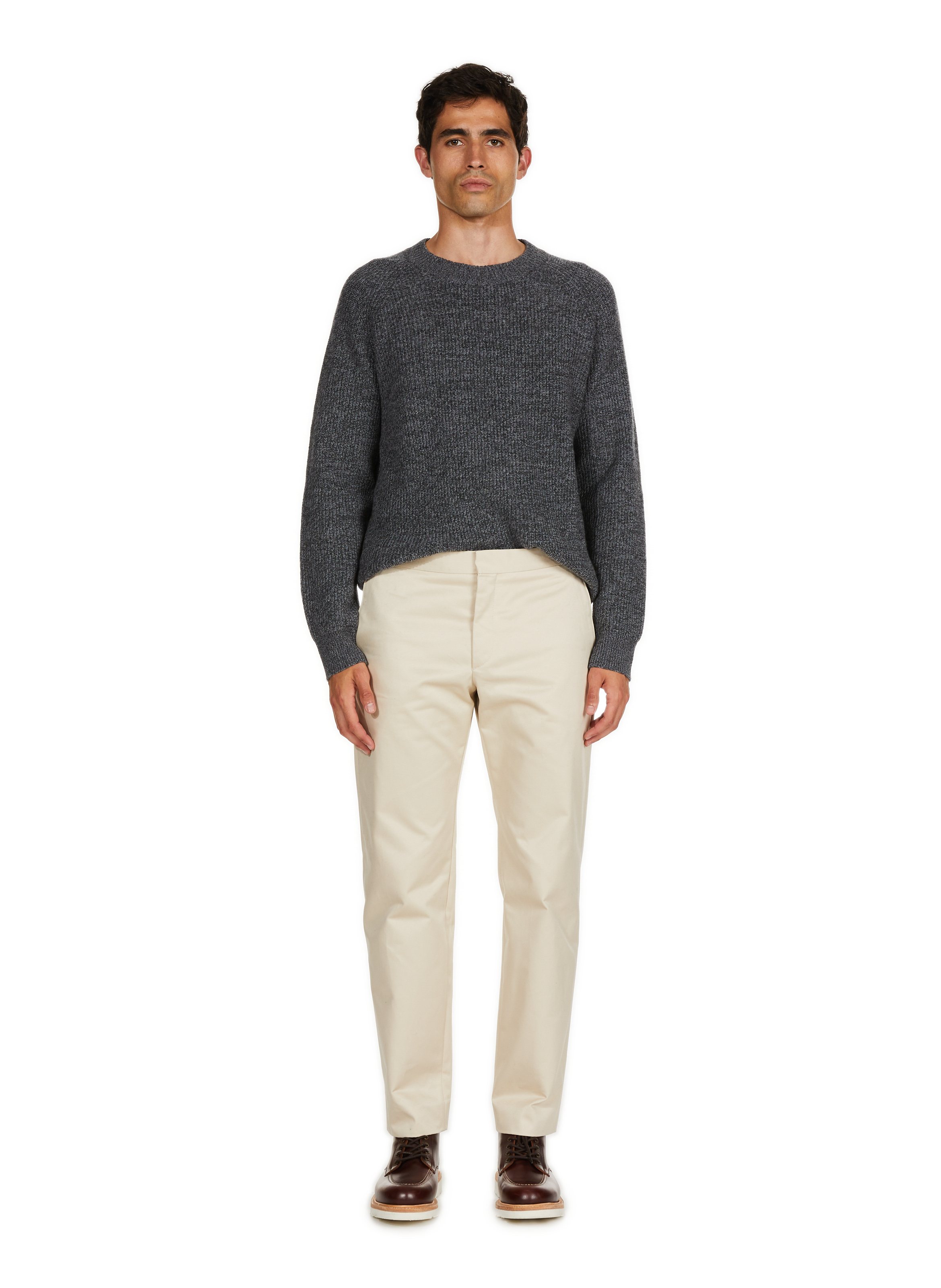 Cotton, silk and cashmere trousers SAISON 1865 Beige