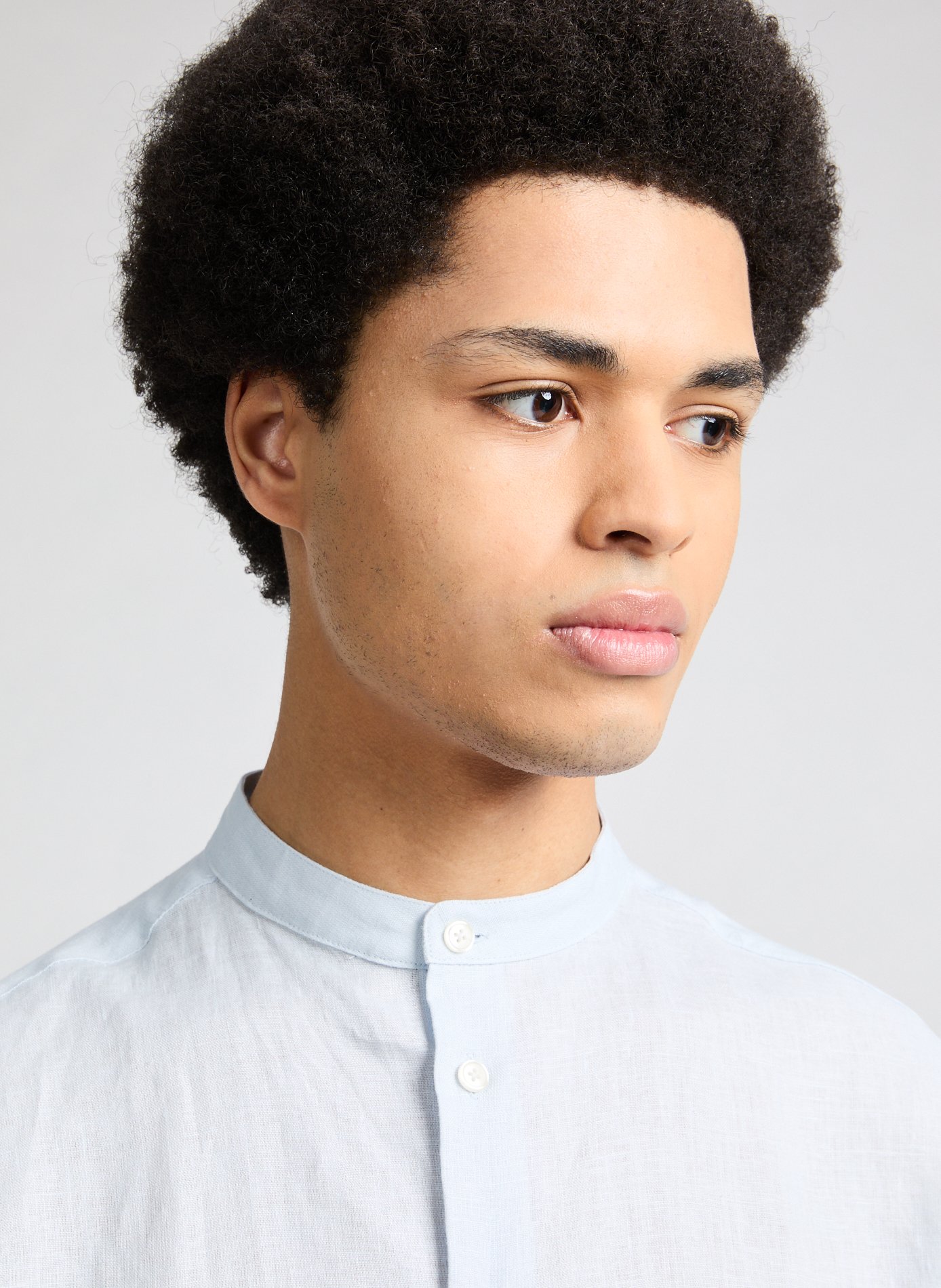 Linen shirt AU PRINTEMPS PARIS Blue