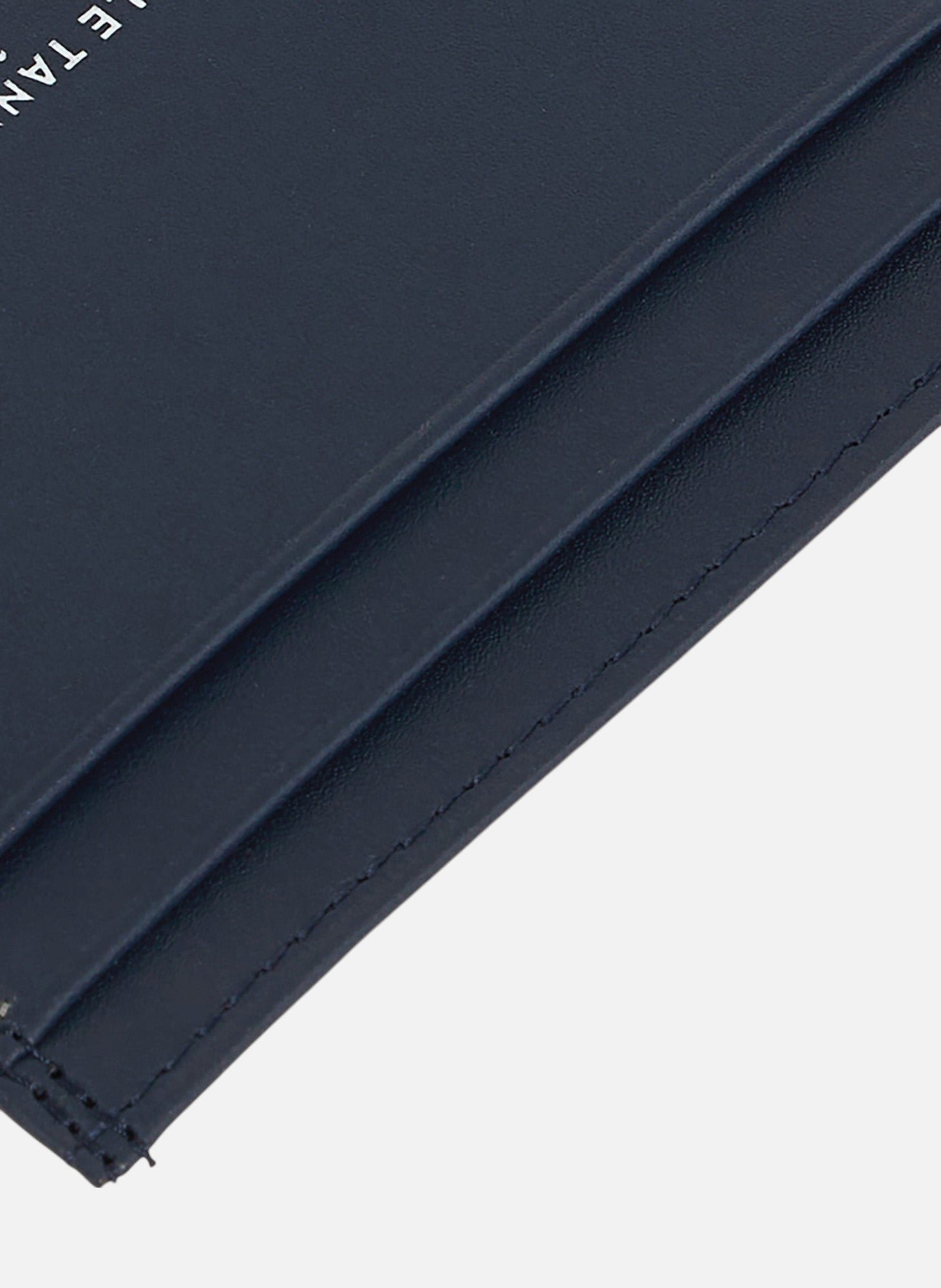 Porte cartes martin en cuir lisse Bleu