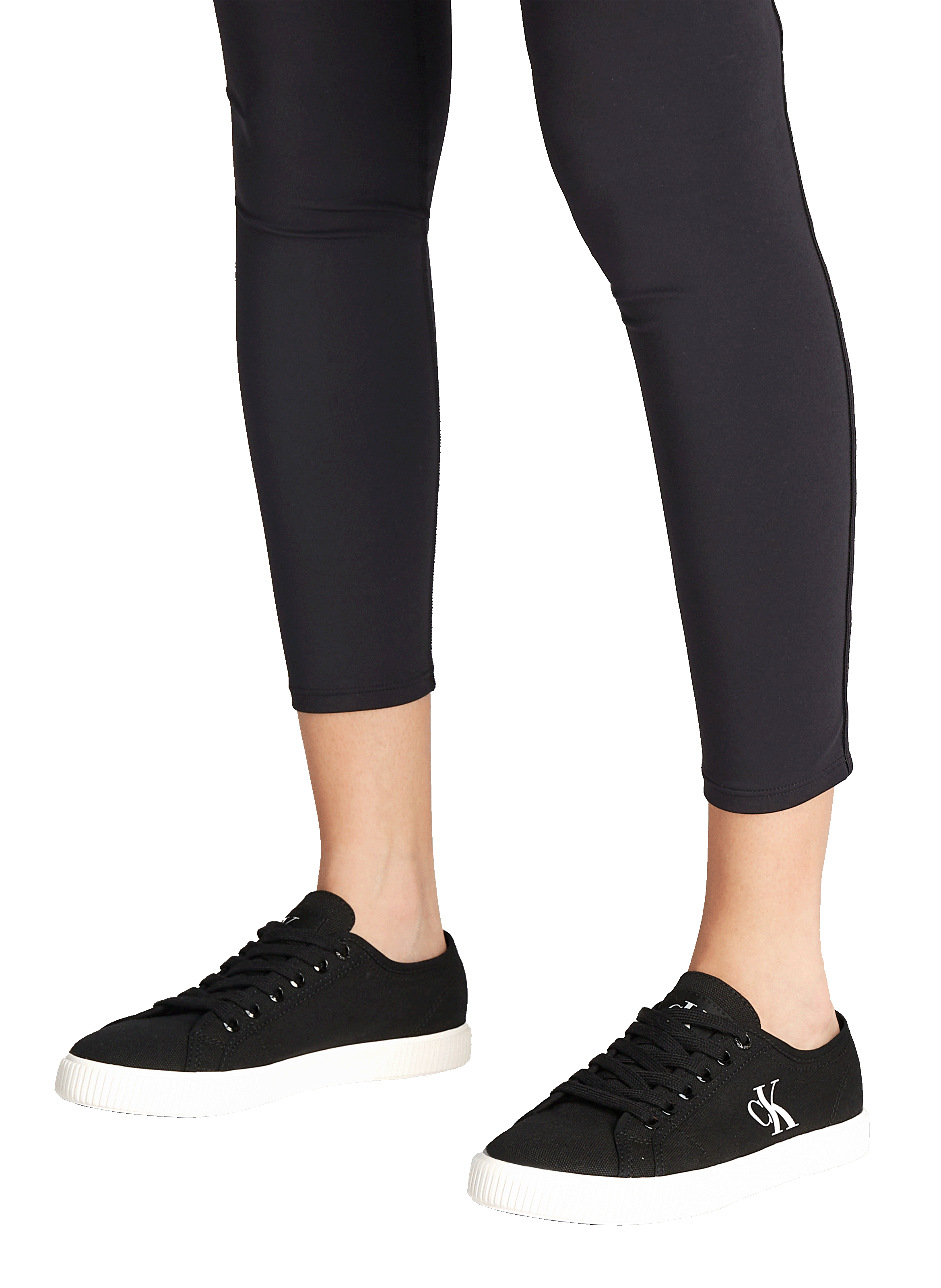 Baskets en coton CALVIN KLEIN Blanc