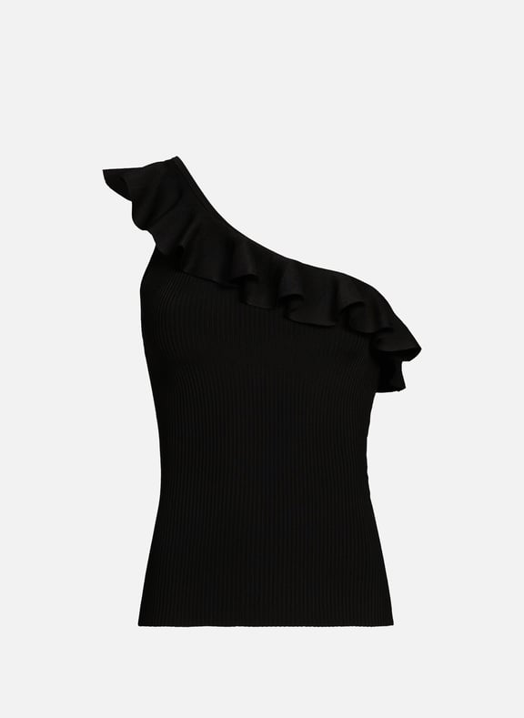 Top asymétrique Rhiannon Noir by ZIMMERMANN ZIMMERMANN Top asymétrique Rhiannon Noir