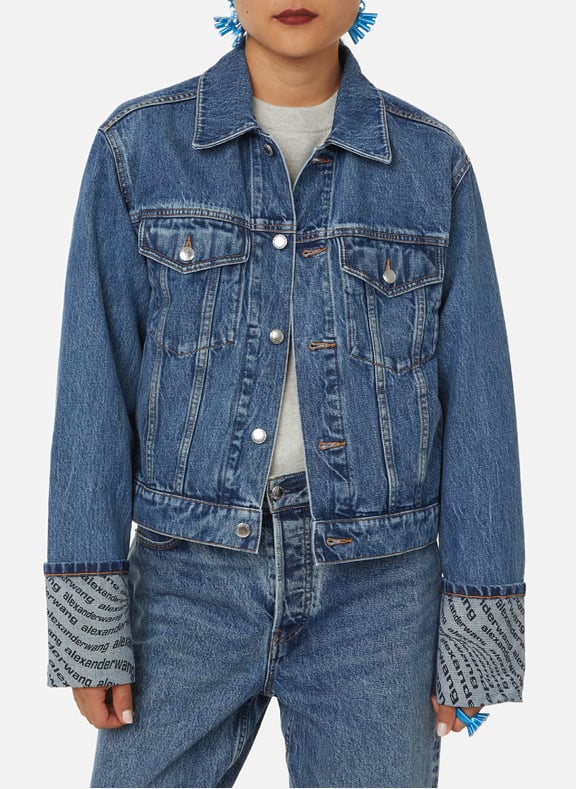 Cotton denim jacket Blue by ALEXANDER WANG ALEXANDER WANG Cotton denim jacket Blue