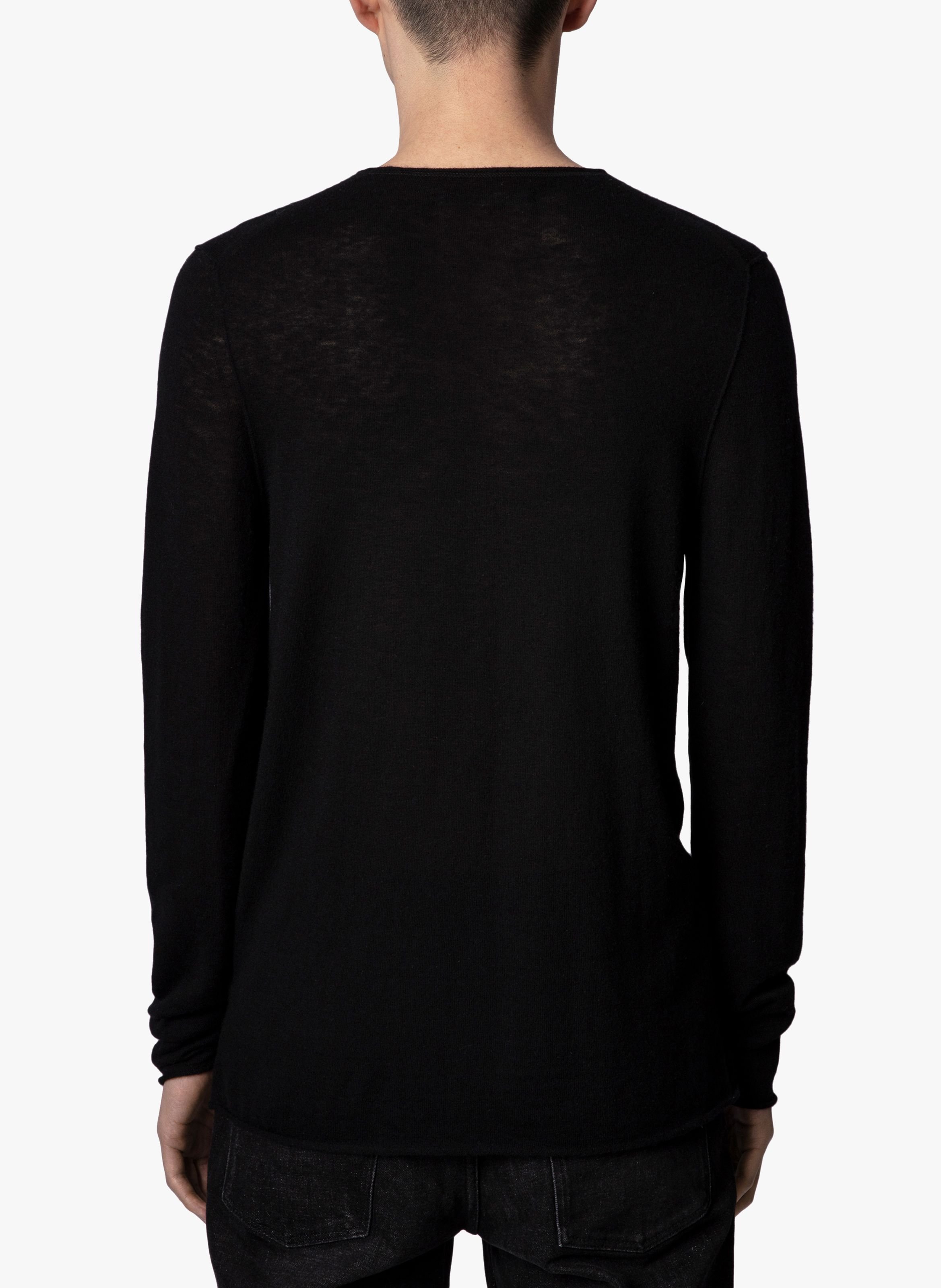 Pull droit en cachemire teiss ZADIG&VOLTAIRE Noir