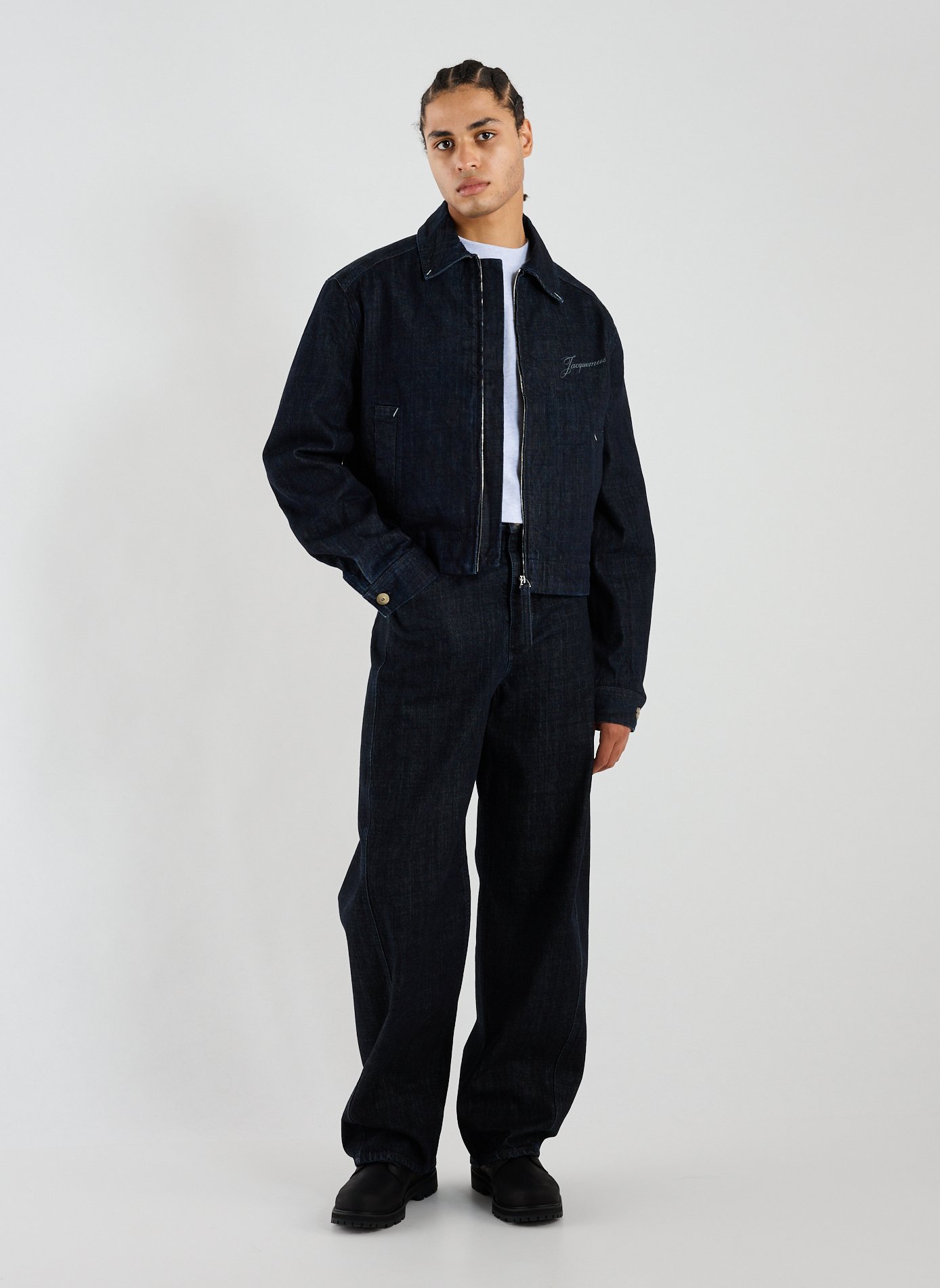 The Canvas Denim Jacket JACQUEMUS Blue