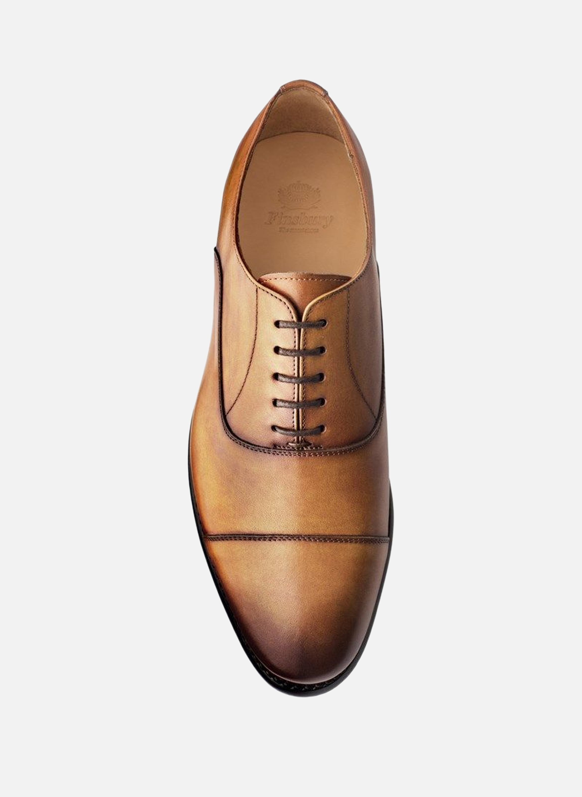 Richelieu cuir oxford FINSBURY Marron