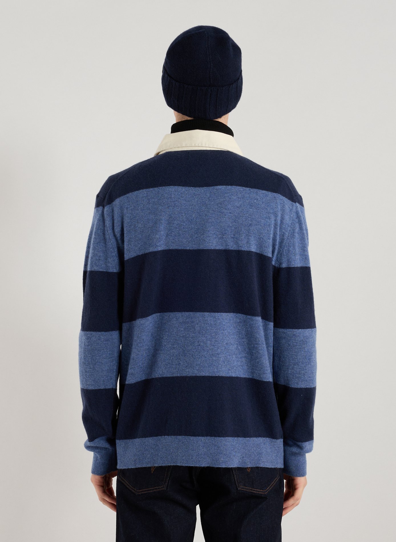 Wool polo neck sweater GANT Blue