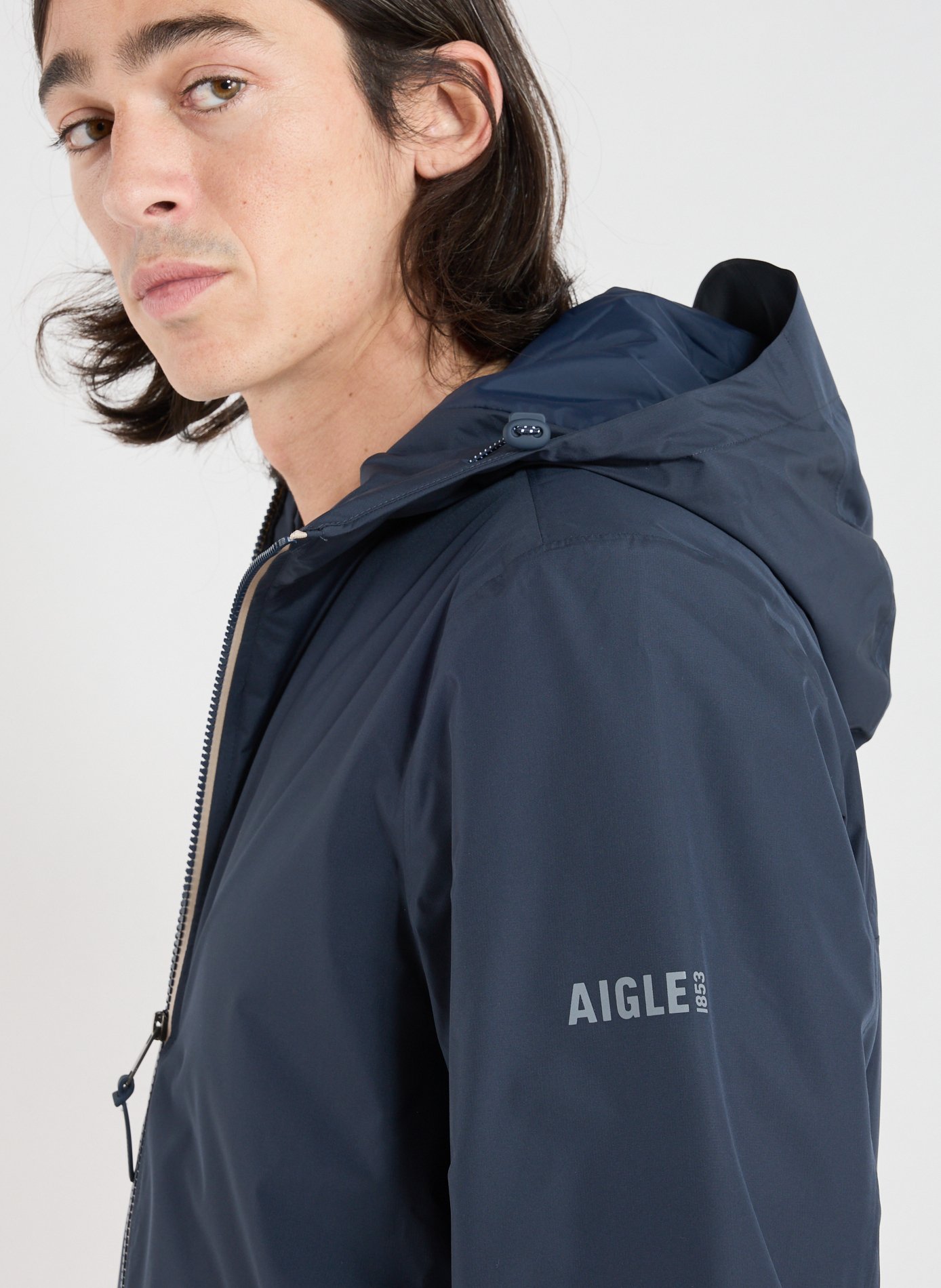 Parka Rainpack à capuche AIGLE Bleu