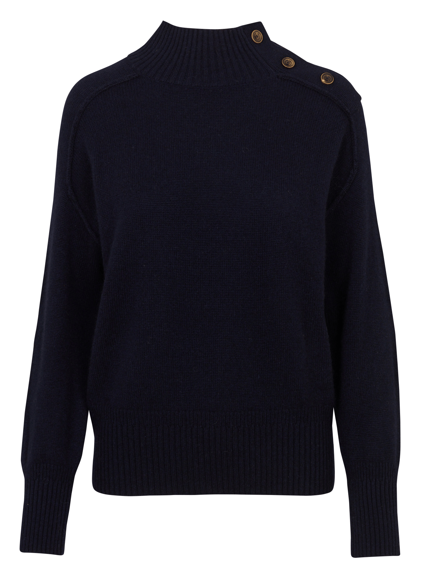 Pull col montant en cachemire bradley MAISON 123 Bleu