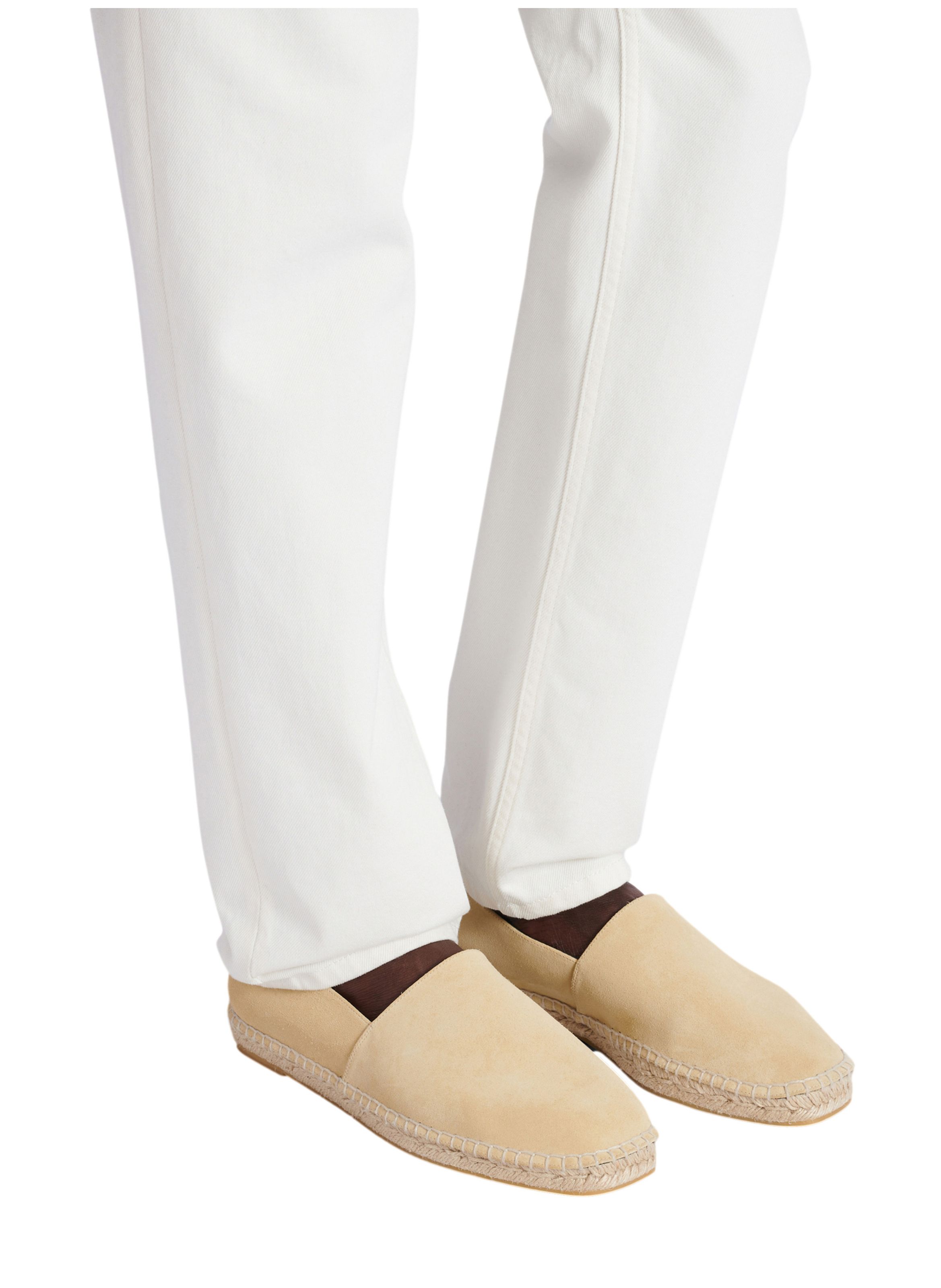 Espadrilles en daim BALMAIN Beige