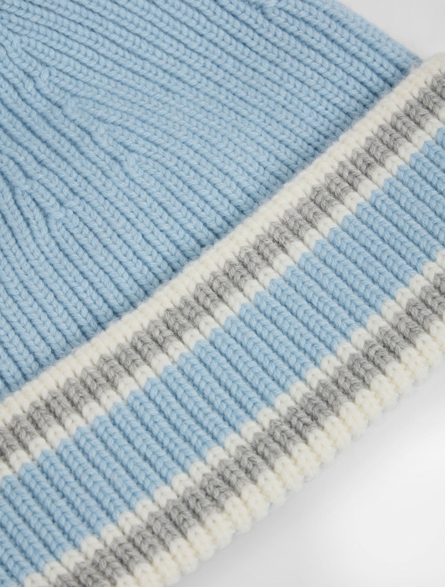 Bonnet pompon coupe regular FUSALP Bleu