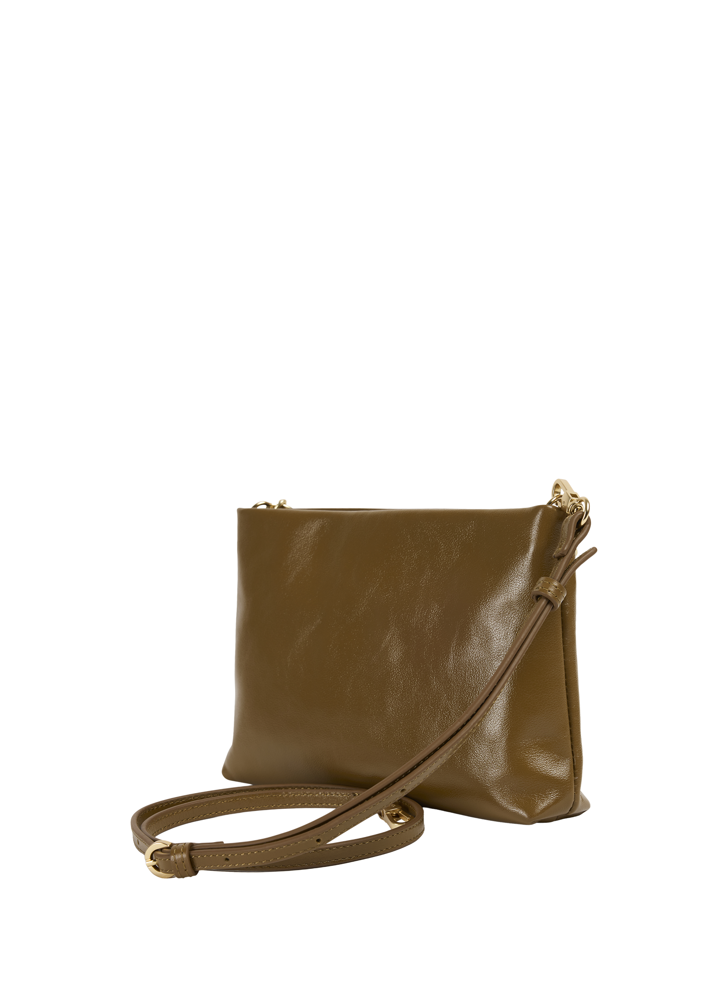 Molly chain clutch bag NAT & NIN Brown