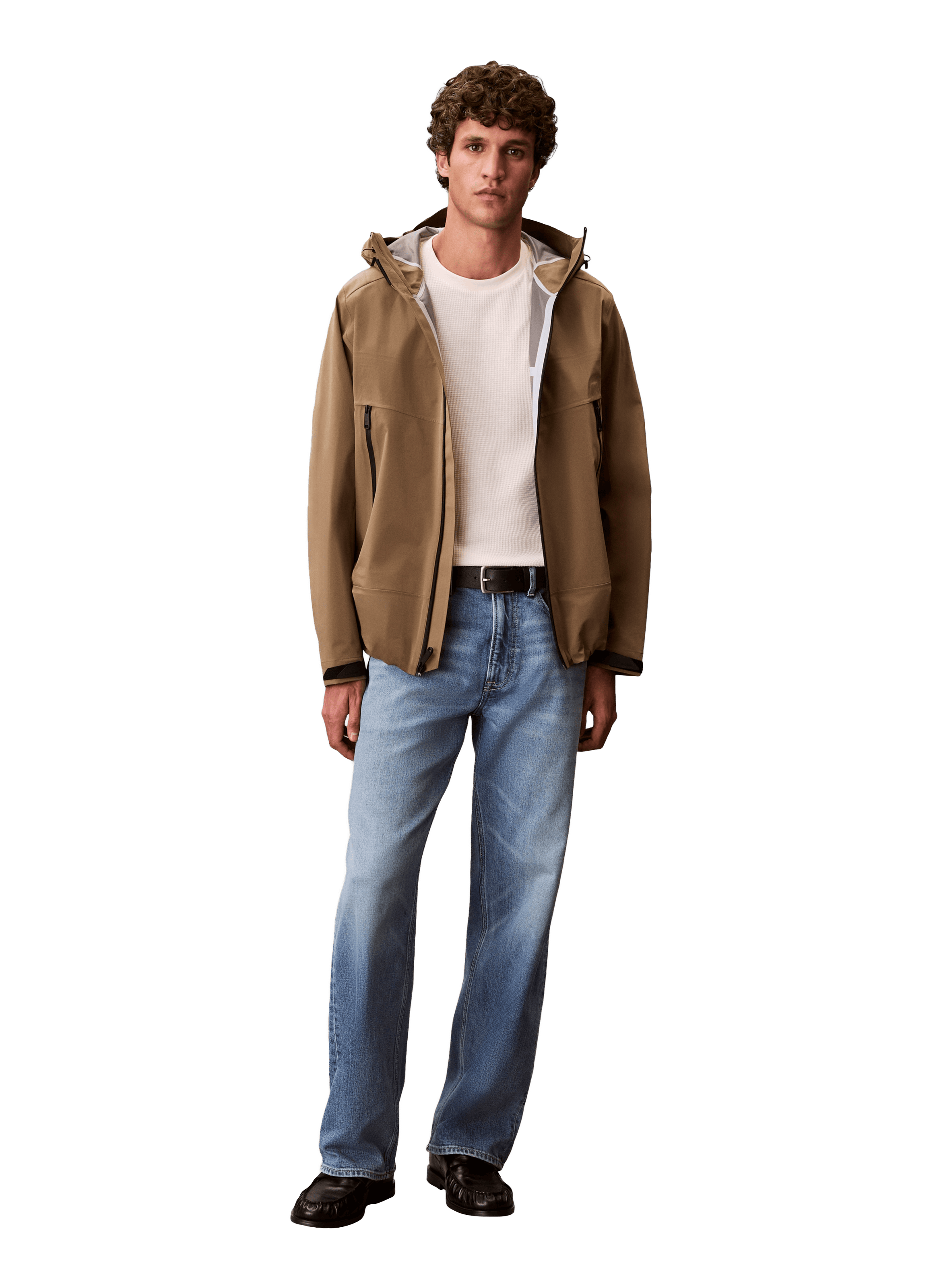 T-shirt droit en coton CALVIN KLEIN Multicolore