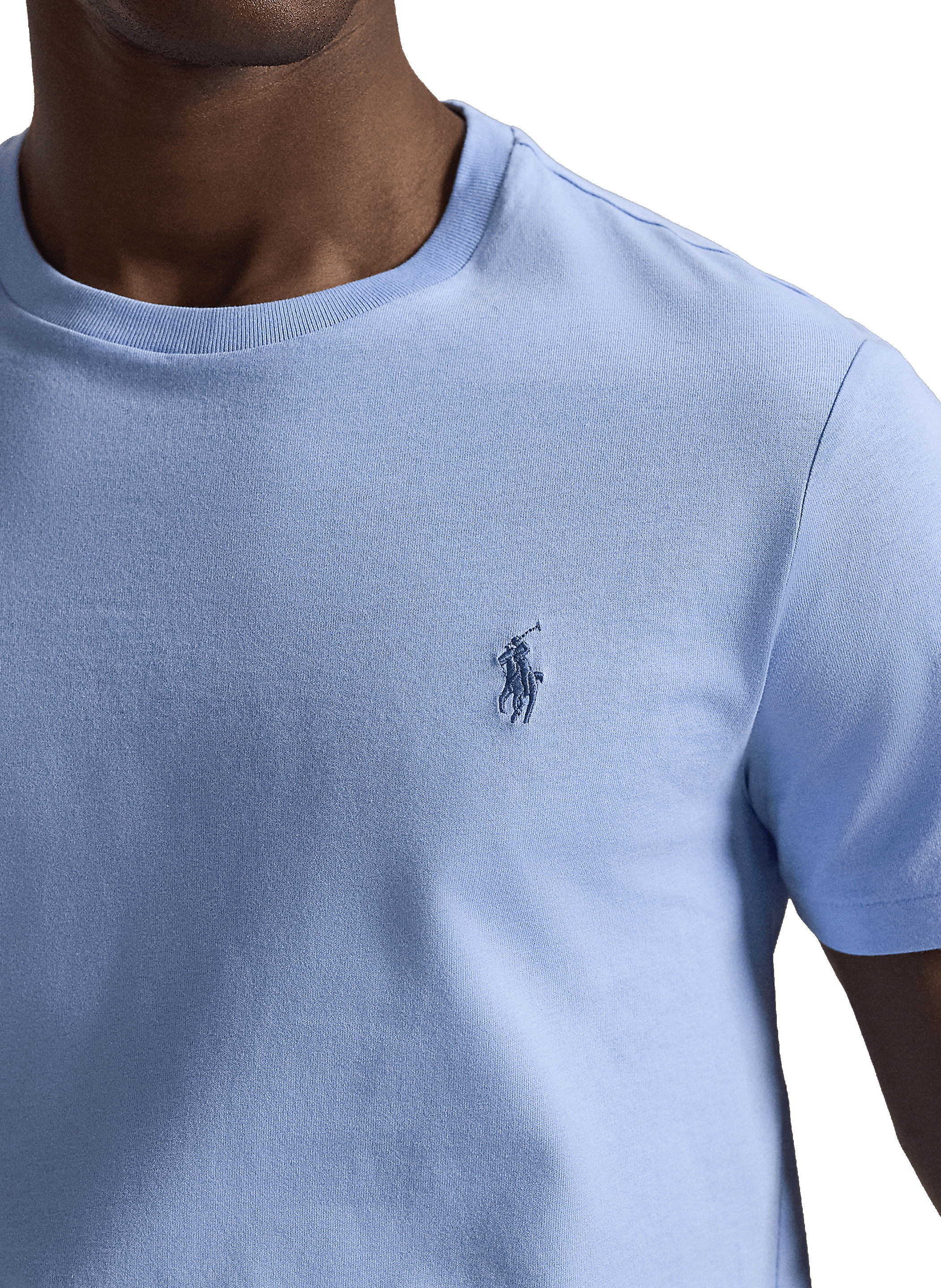 Cotton round-neck T-shirt POLO RALPH LAUREN Blue