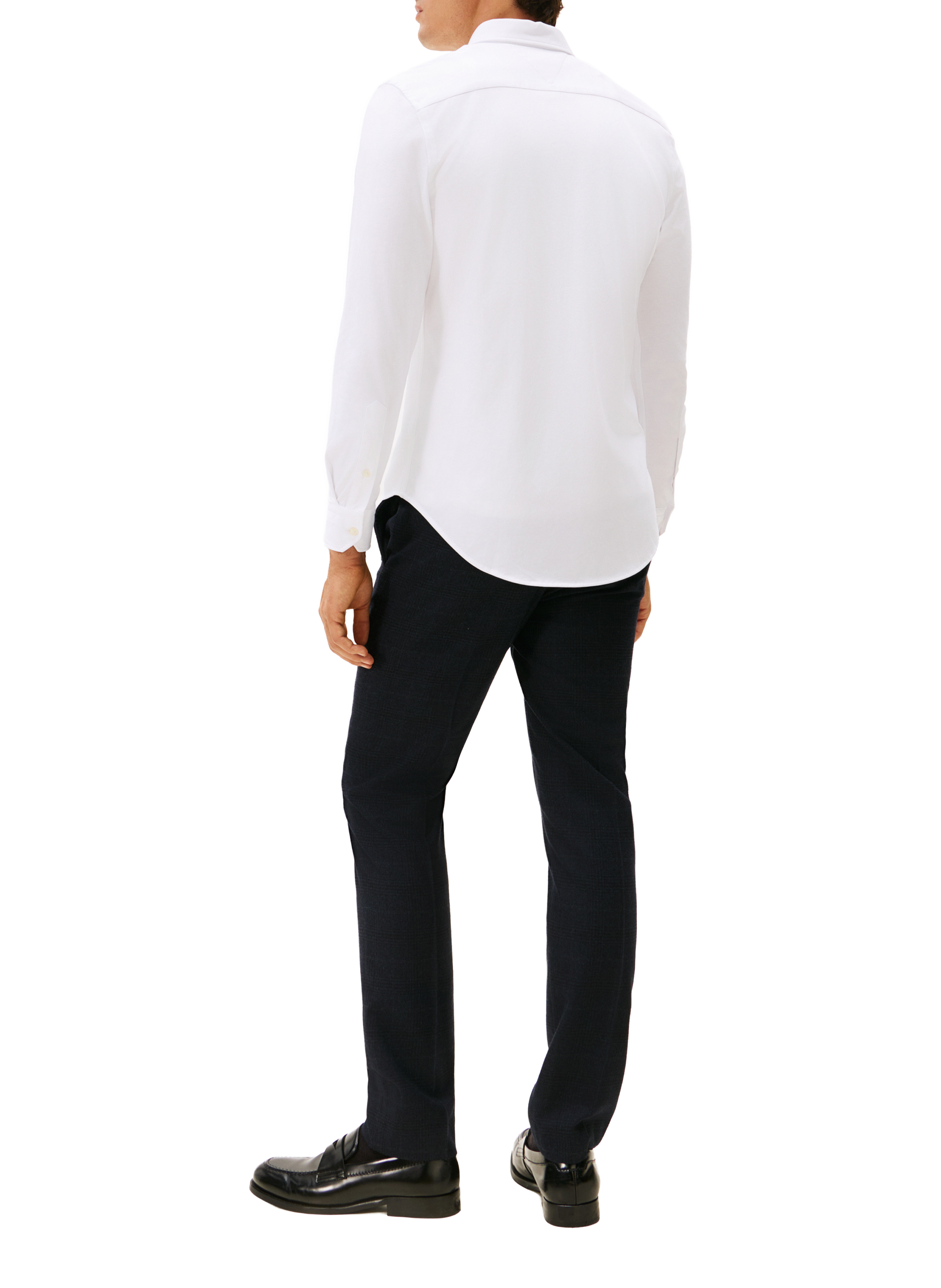 Chemise droite en coton TOMMY HILFIGER Blanc